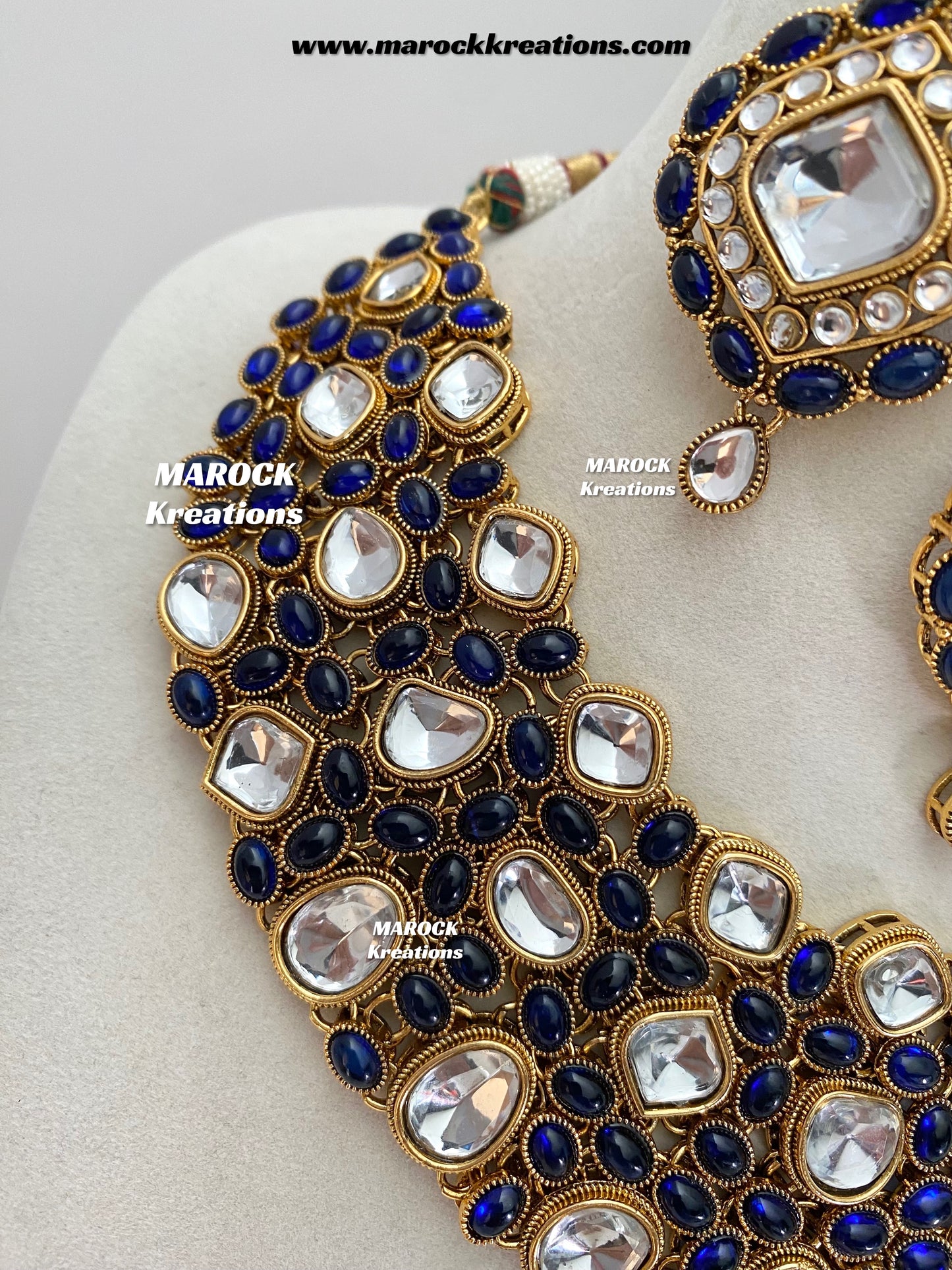 Roksana Sabyasachi inspired Premium Quality Kundan Statement Necklace set