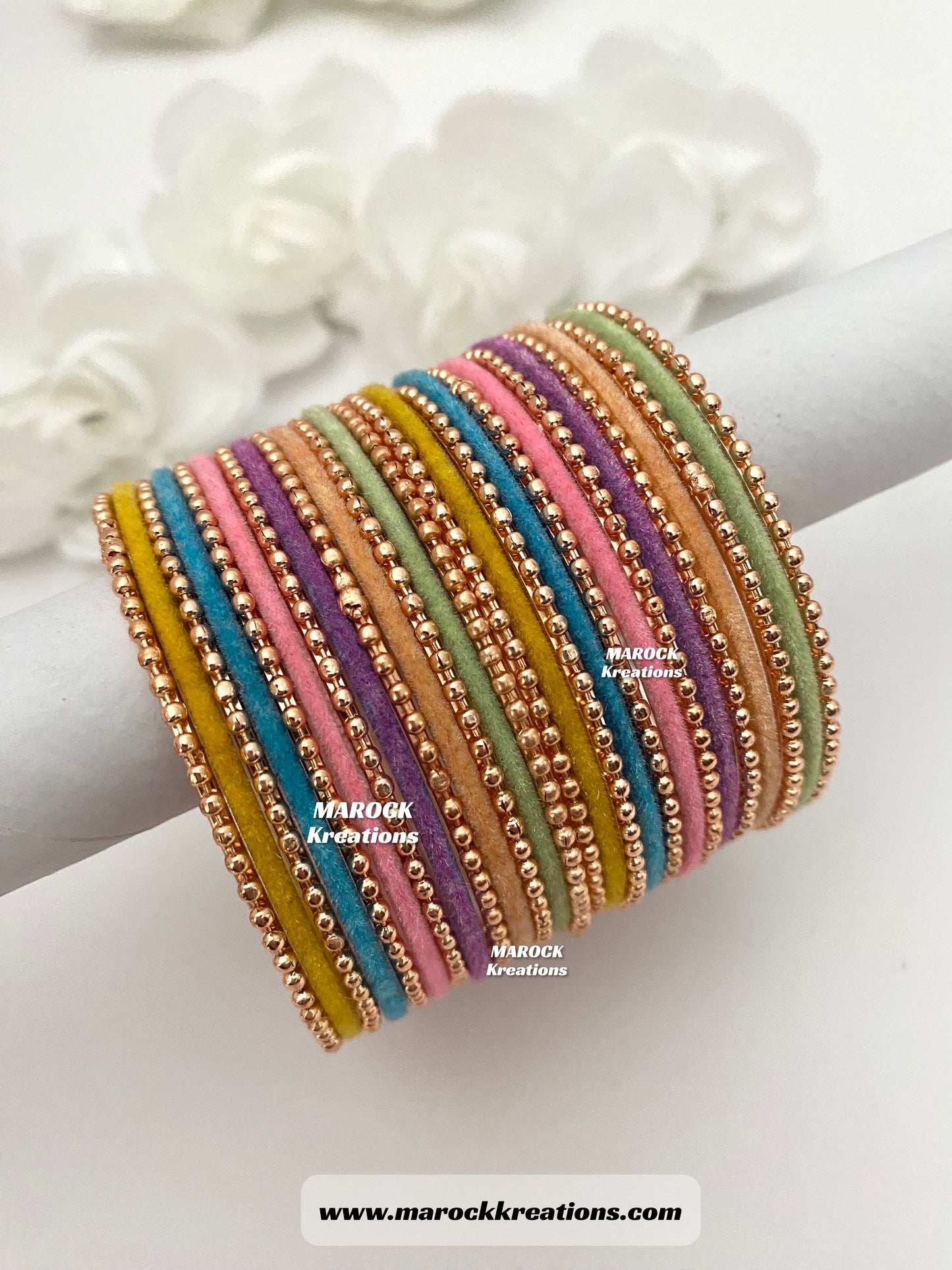 Pastel Multi color Bangles set