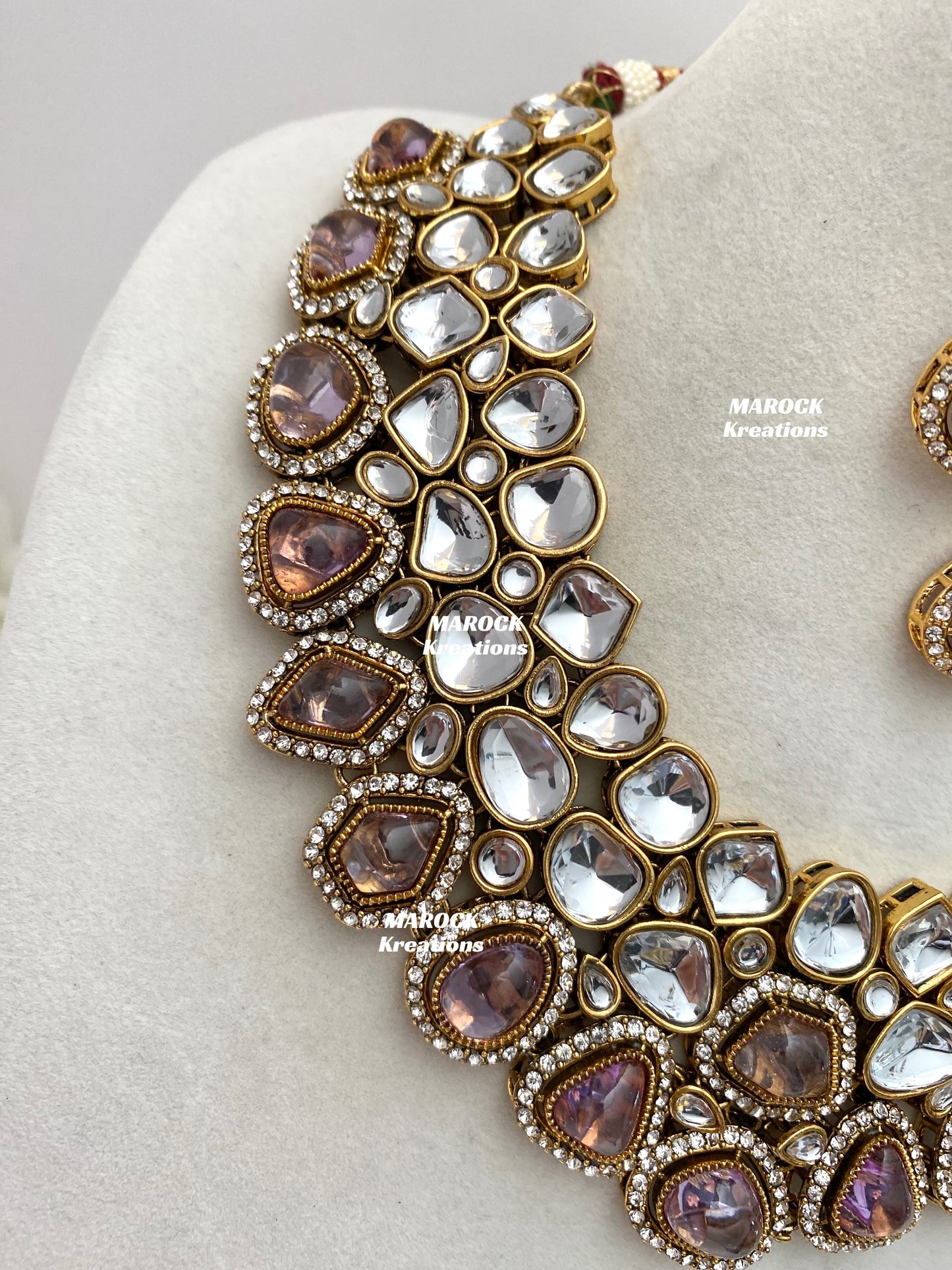 Patriza Sabyasachi inspired Premium Quality Kundan Statement Necklace set