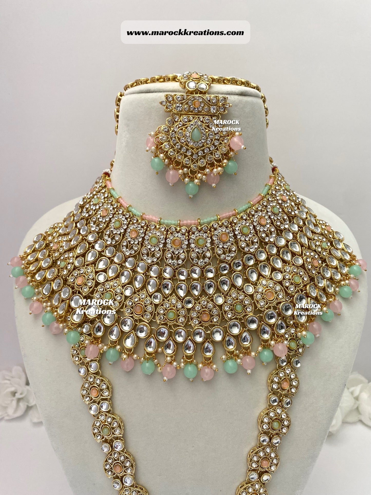 Sophie High Quality Kundan Bridal set/Indian bridal jewelry