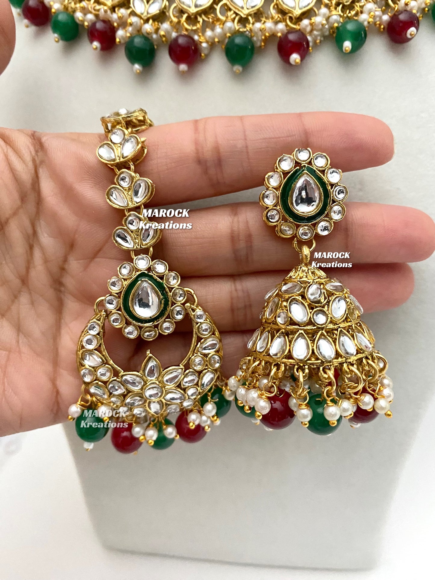 Sofia Kundan Necklace Set