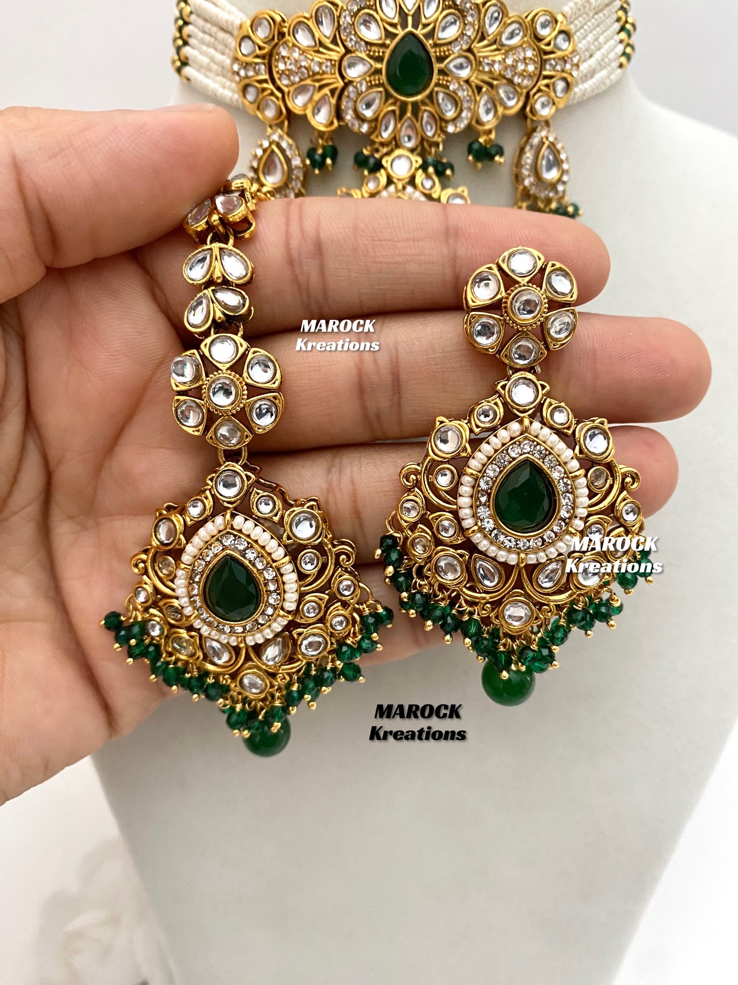 Mahima Premium Quality Kundan Choker set