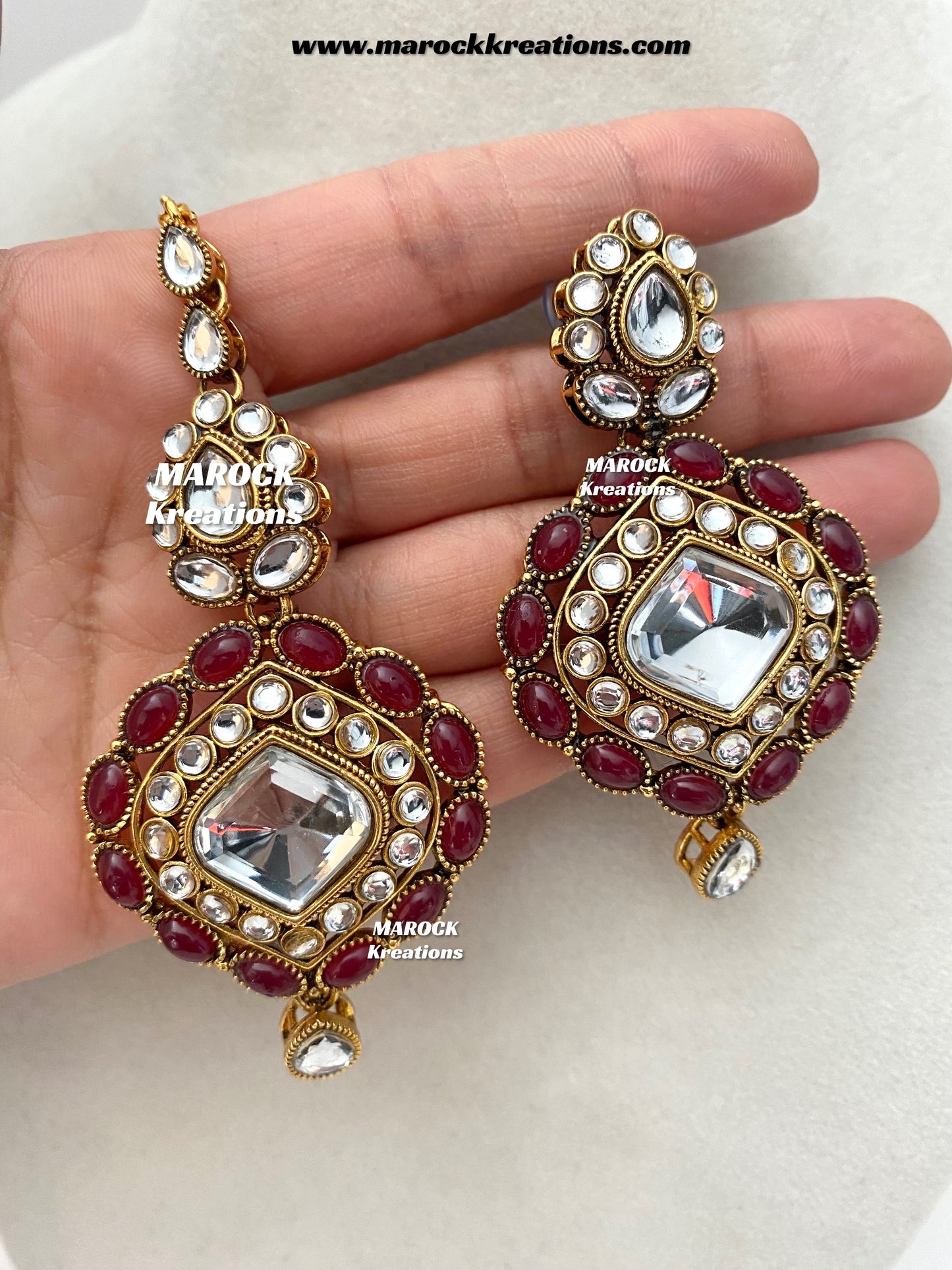 Roksana Sabyasachi inspired Premium Quality Kundan Statement Necklace set