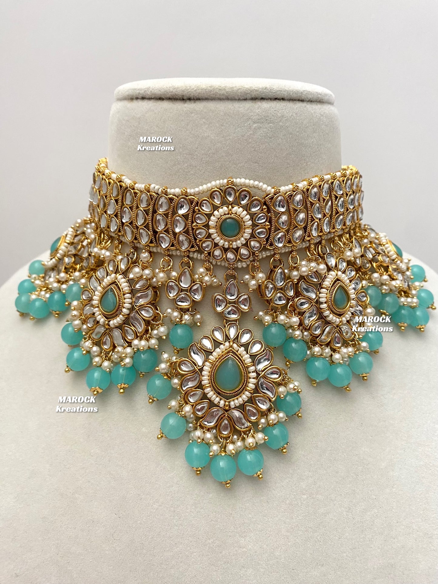 Bhavika Premium Quality Kundan choker/Necklace set