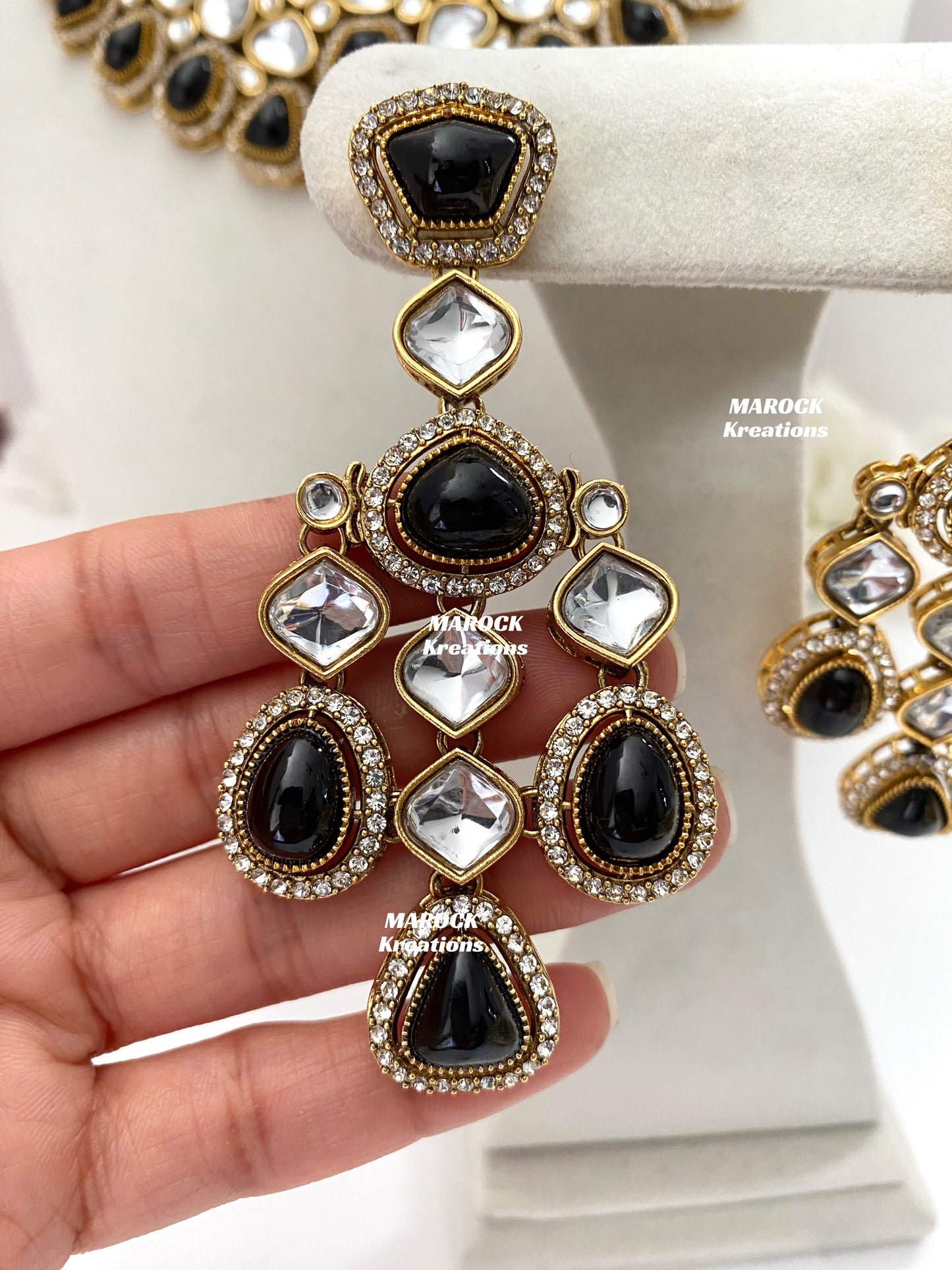 Patriza Sabyasachi inspired Premium Quality Kundan Statement Necklace set