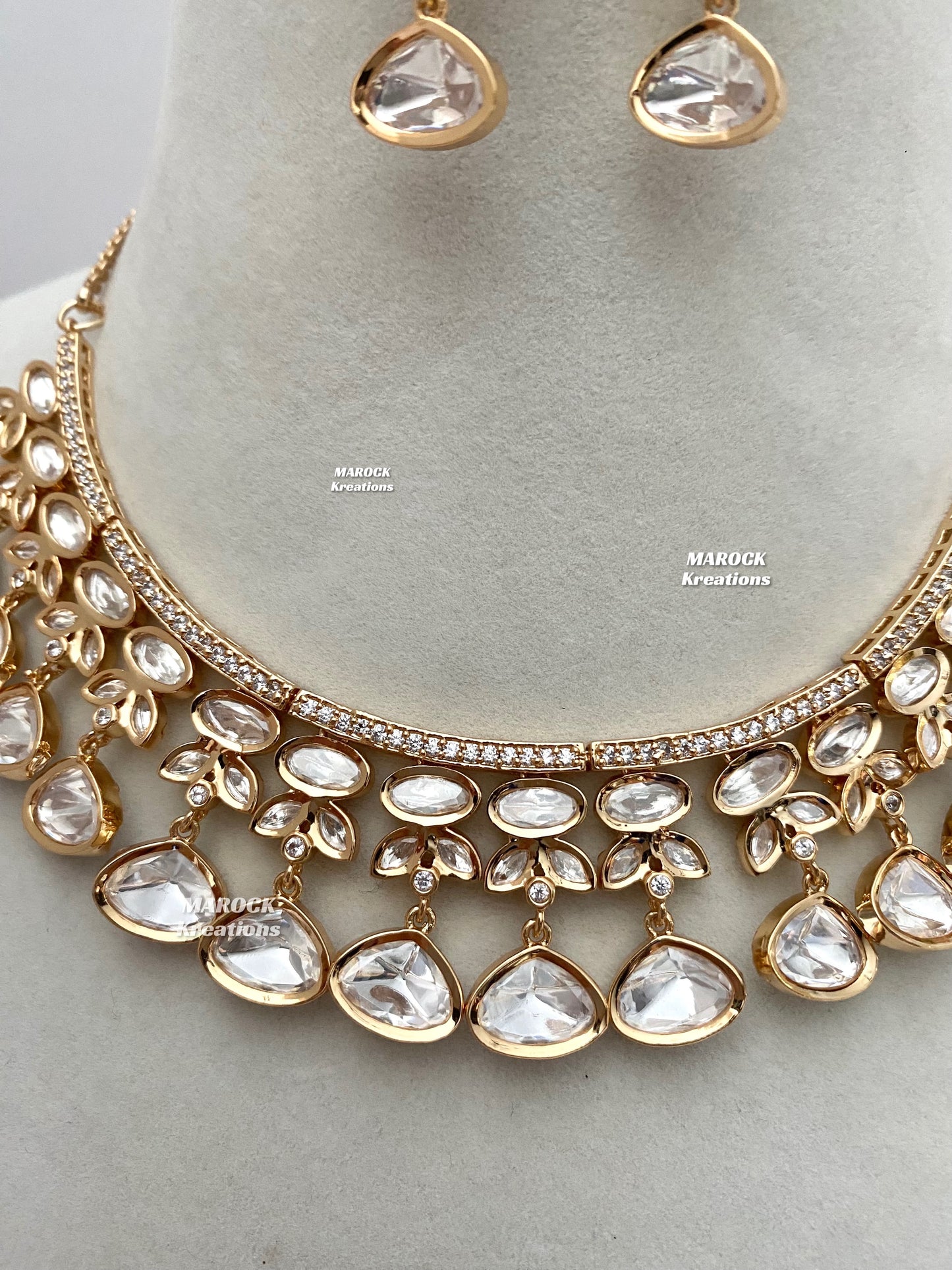 Mitzi Tyani inspired Premium Quality Kundan Necklace set