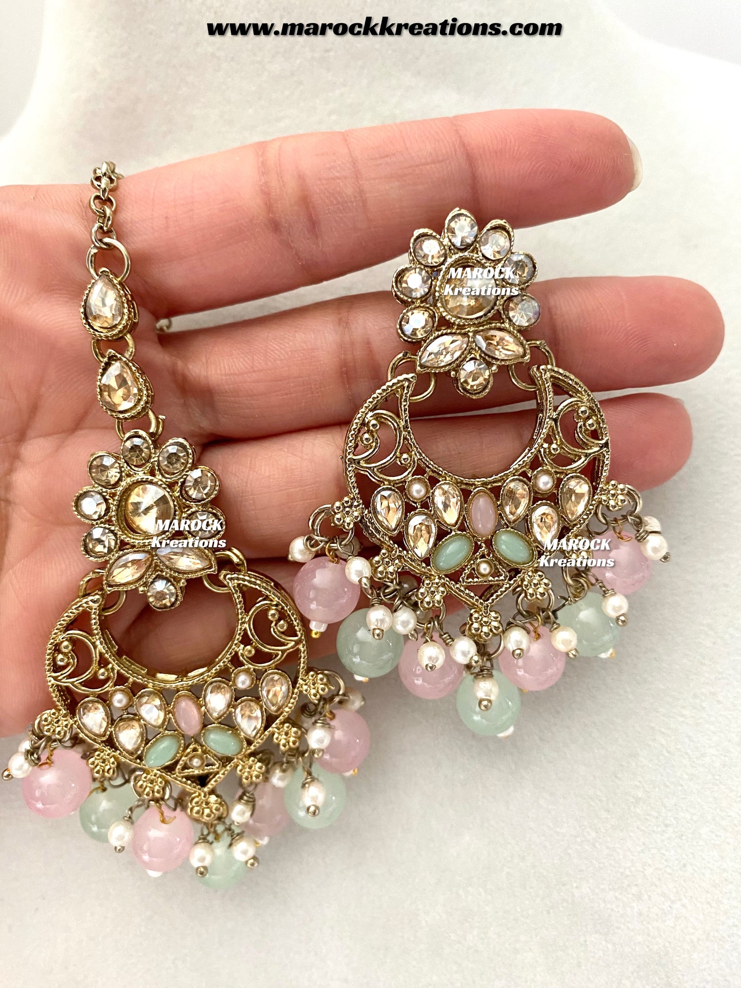 Shefa Polki Necklace set