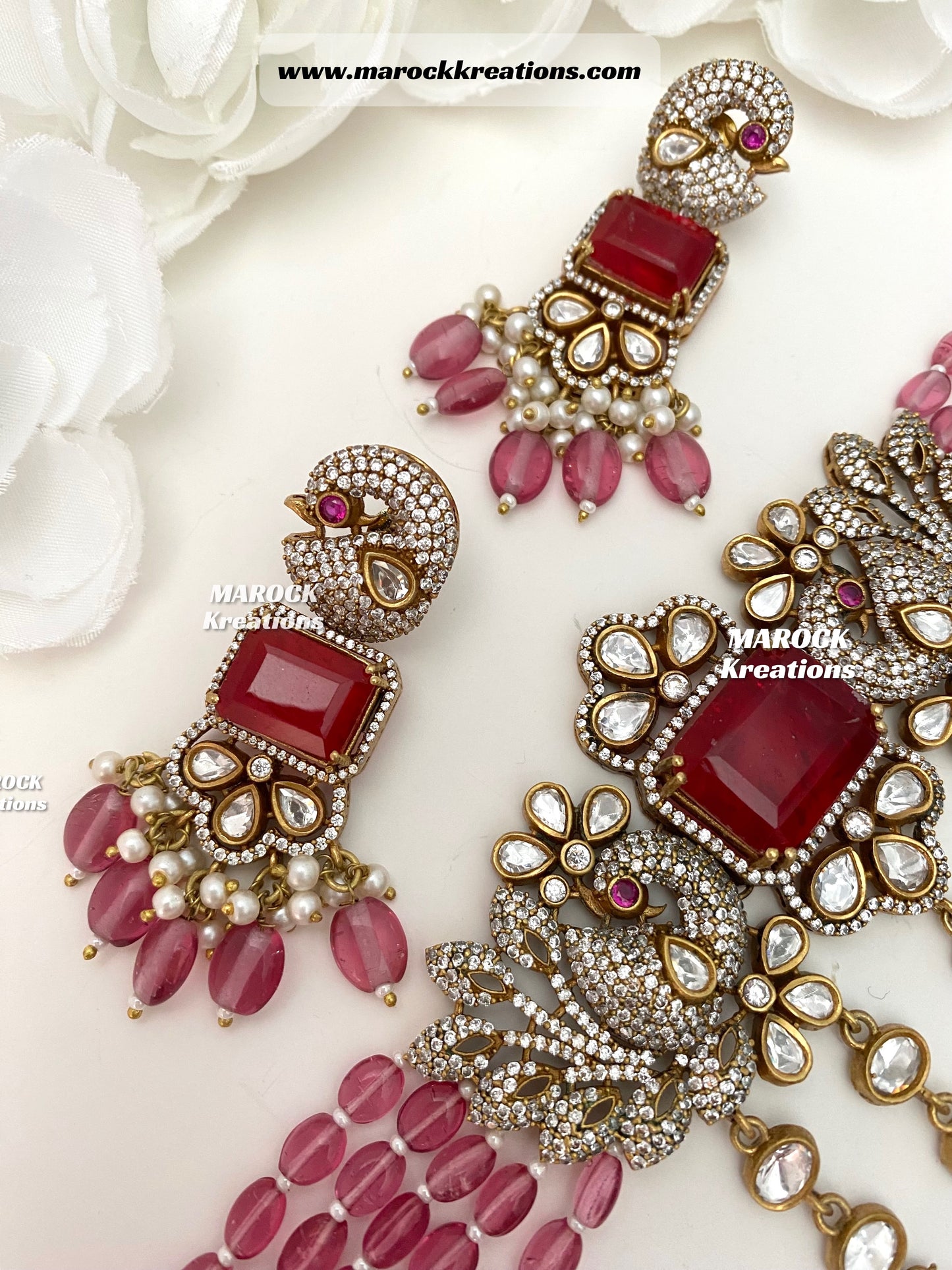 Premium Quality Tyani inspired Kundan gold plated statement choker set