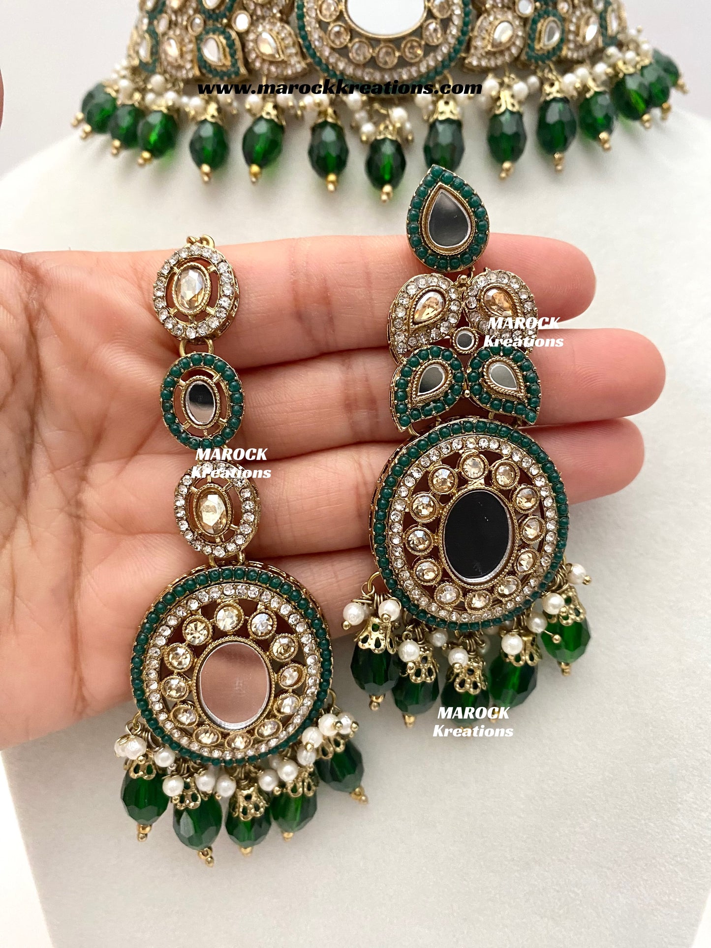 Resmin Premium Quality Mirror Choker set