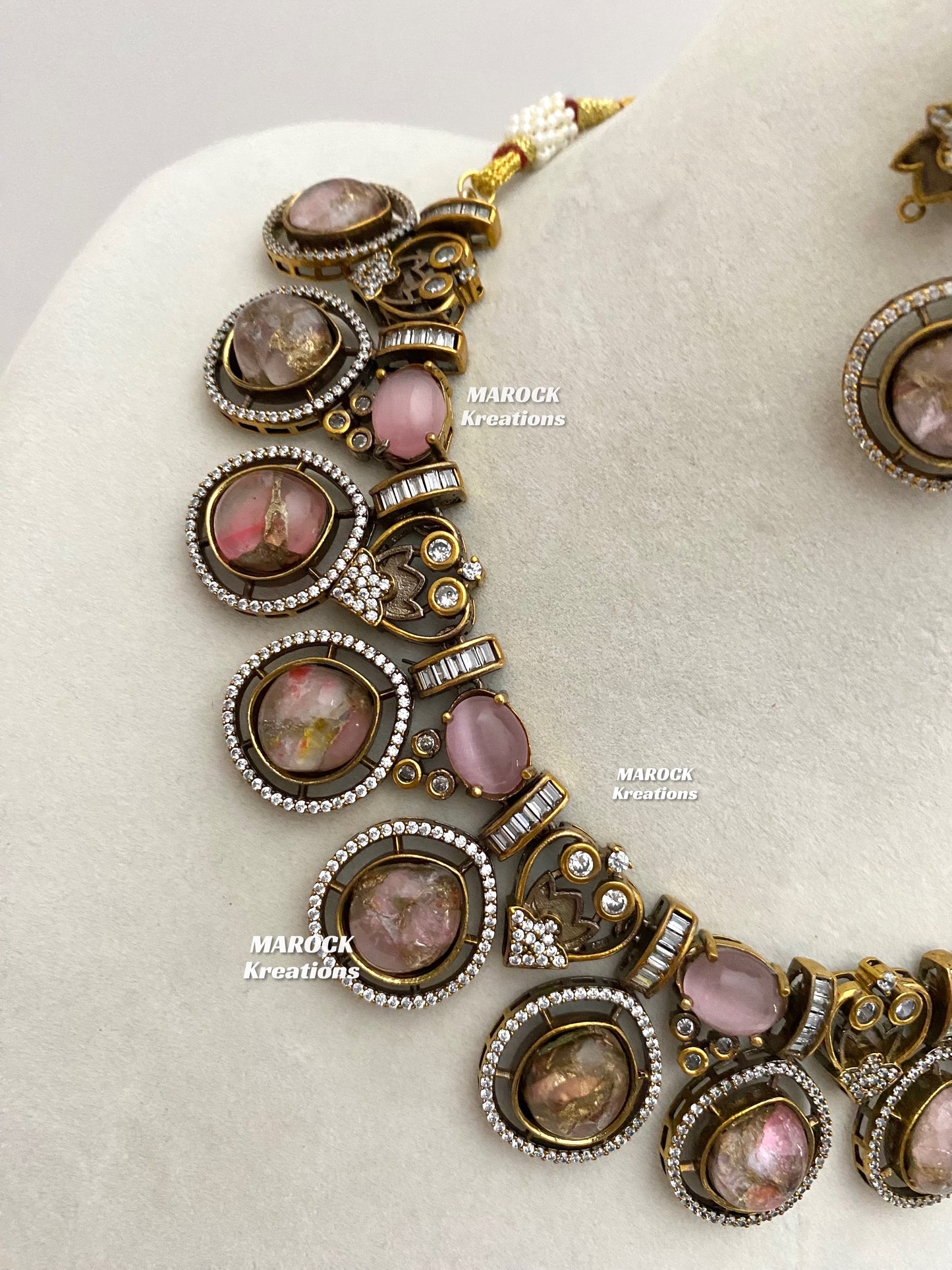 Siena Sabyasachi inspired Premium Quality Moissanite Kundan Necklace set