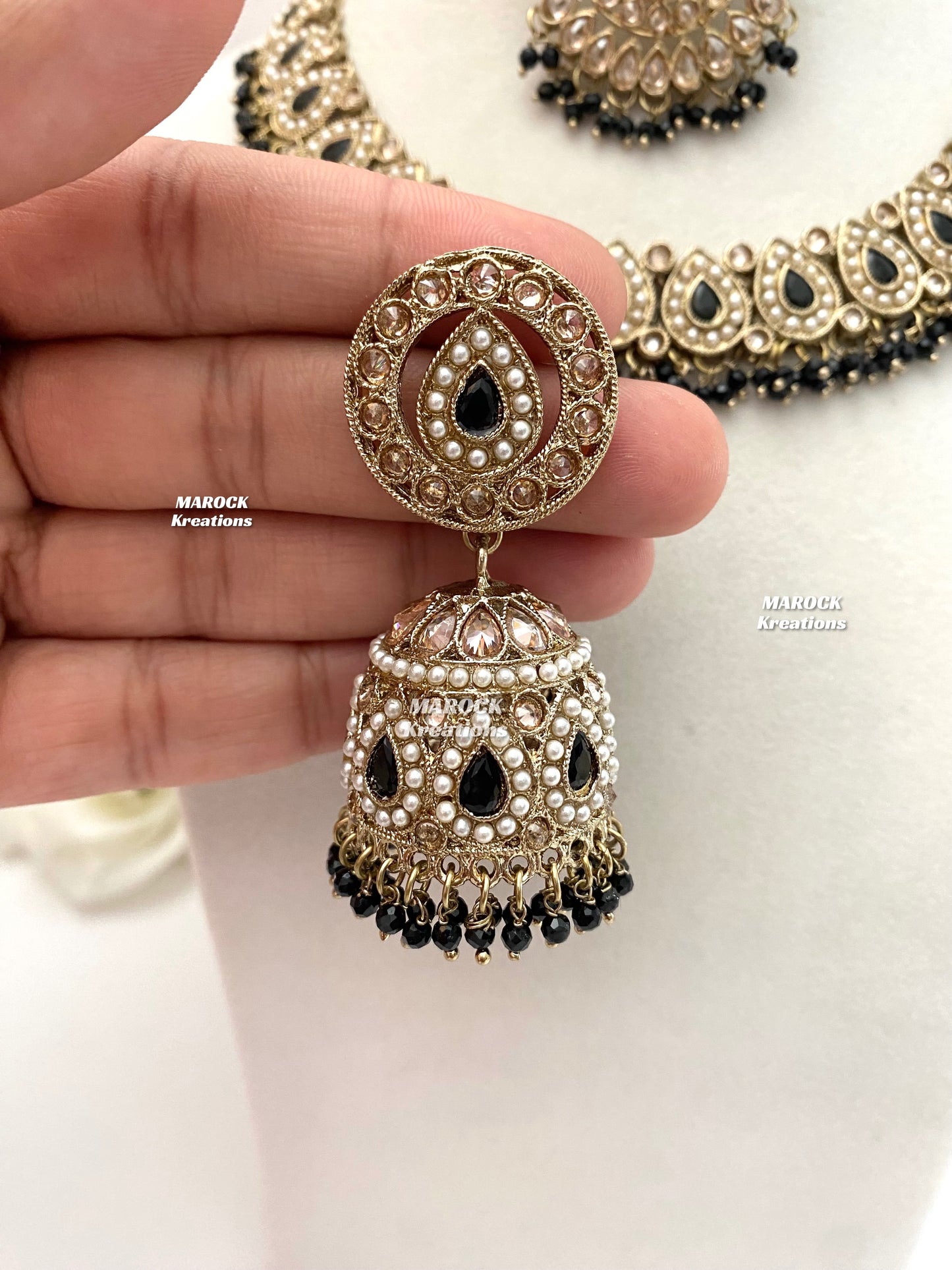 Tina Antique Polki Necklace set