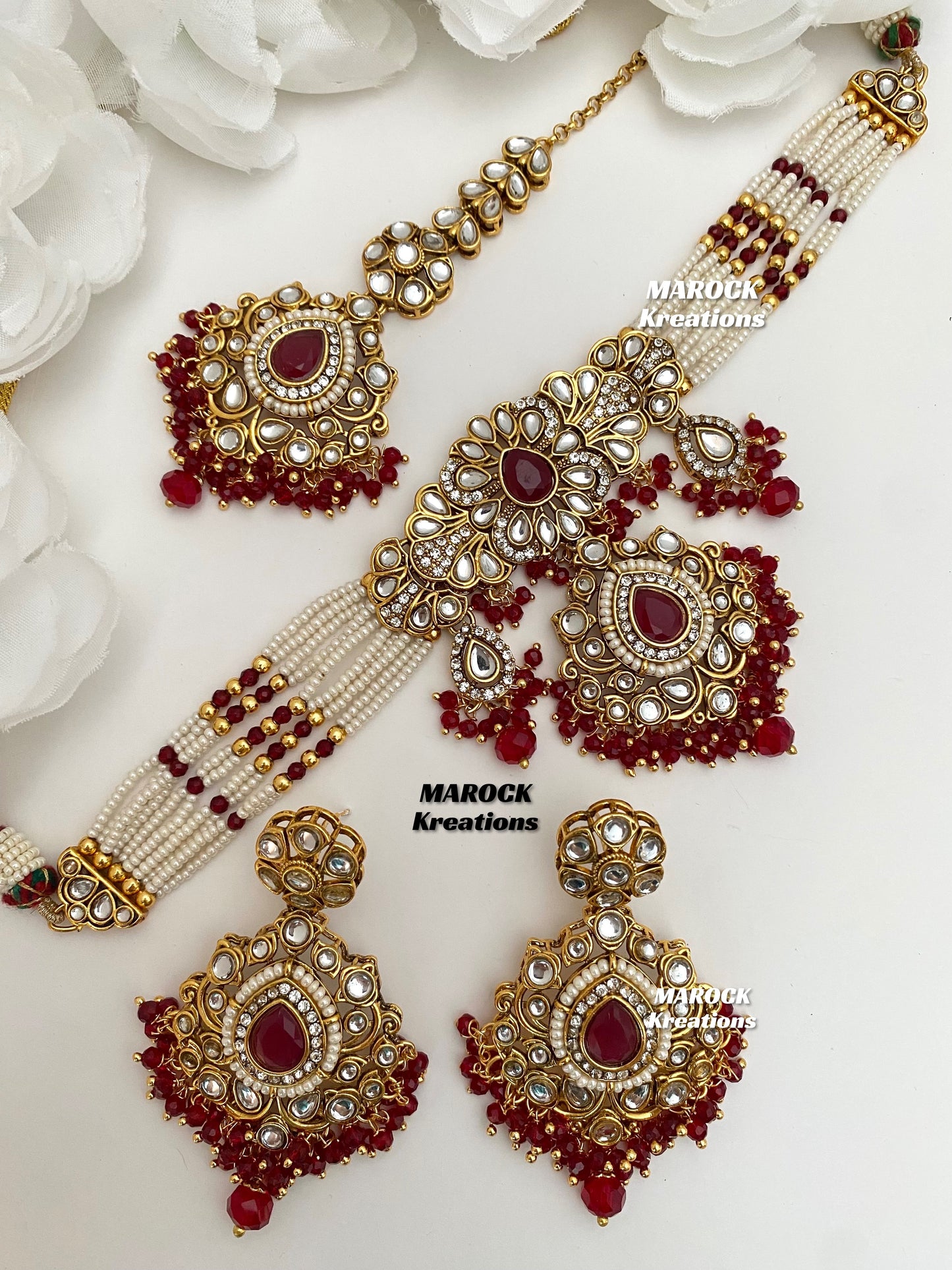 Mahima Premium Quality Kundan Choker set