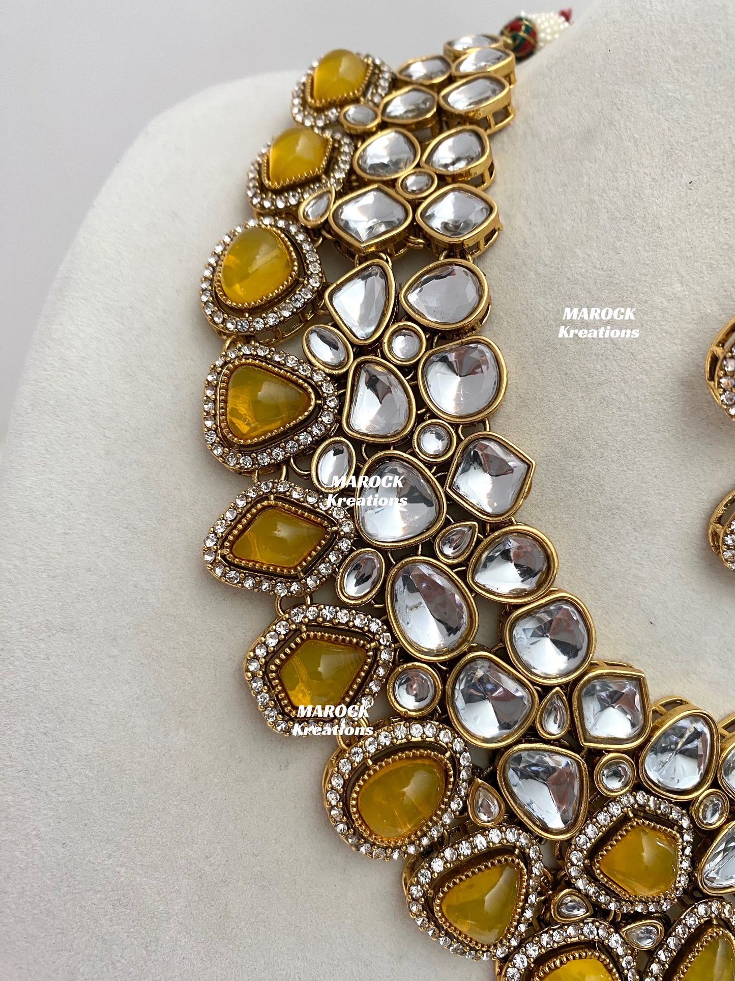 Patriza Sabyasachi inspired Premium Quality Kundan Statement Necklace set
