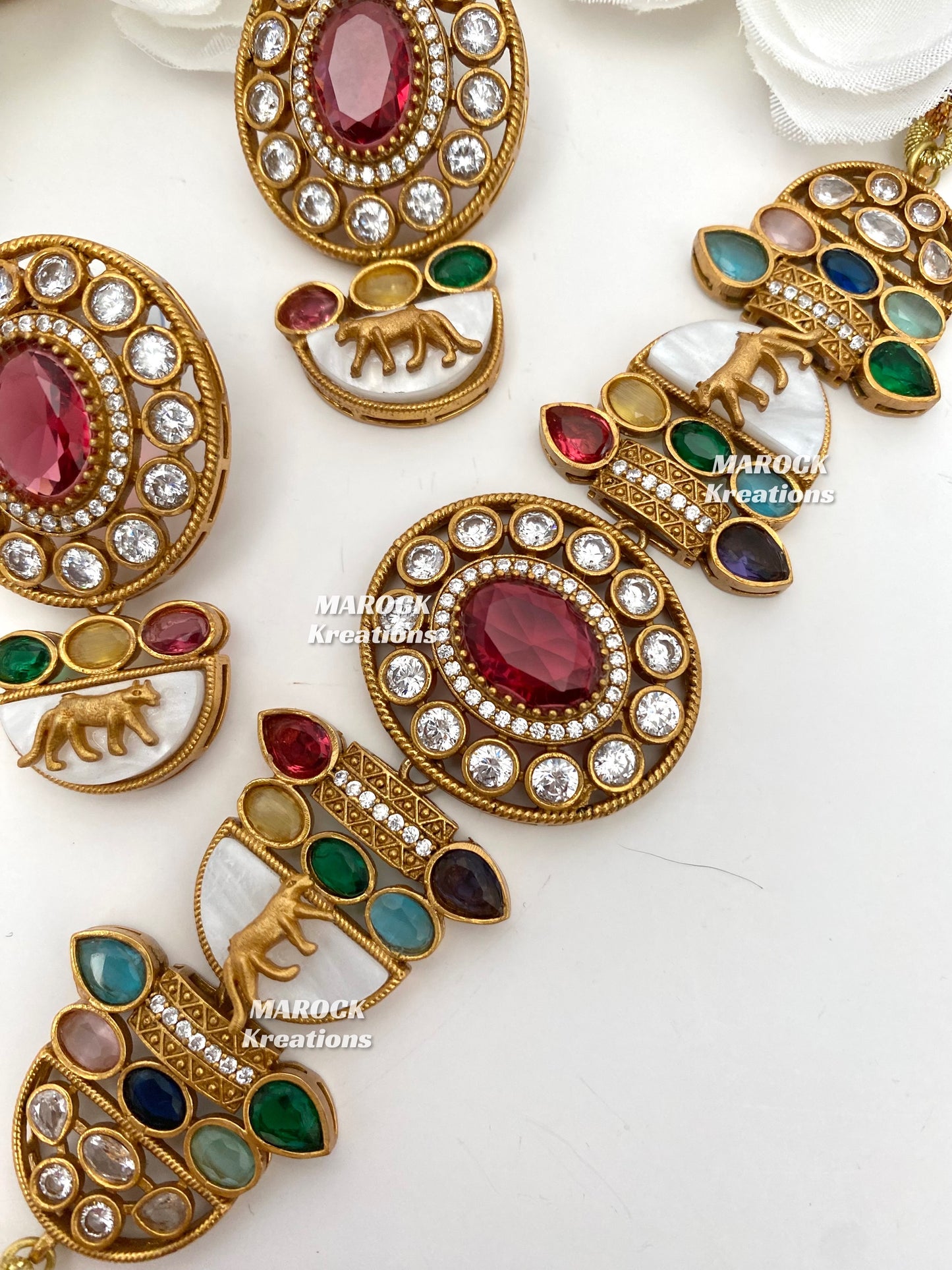 Marina Sabyasachi inspired Kundan Statement choker set