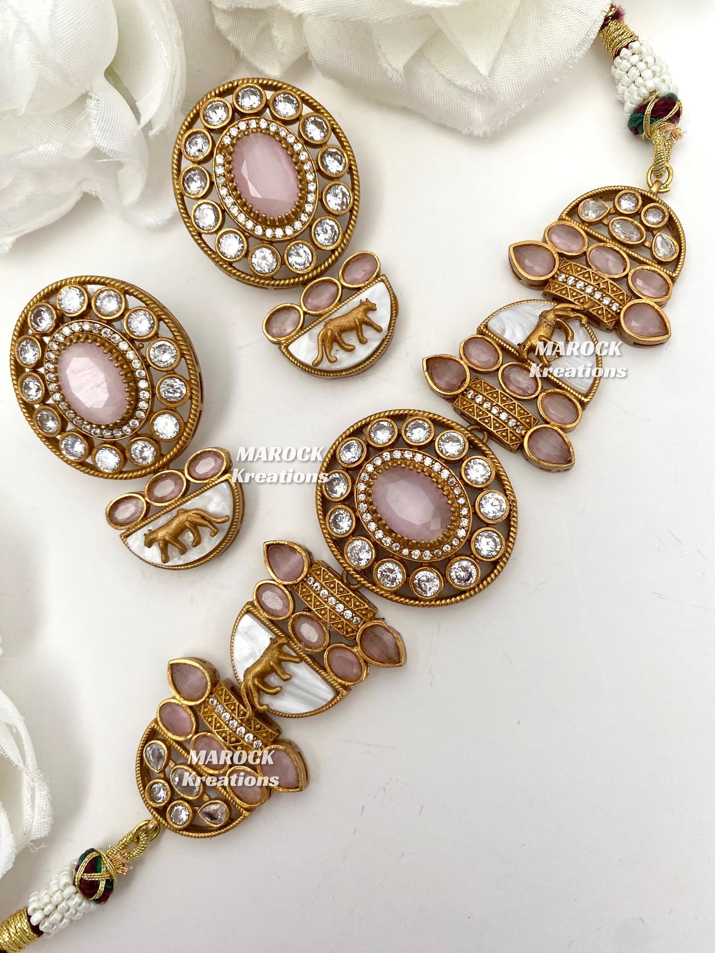 Marina Sabyasachi inspired Kundan Statement choker set