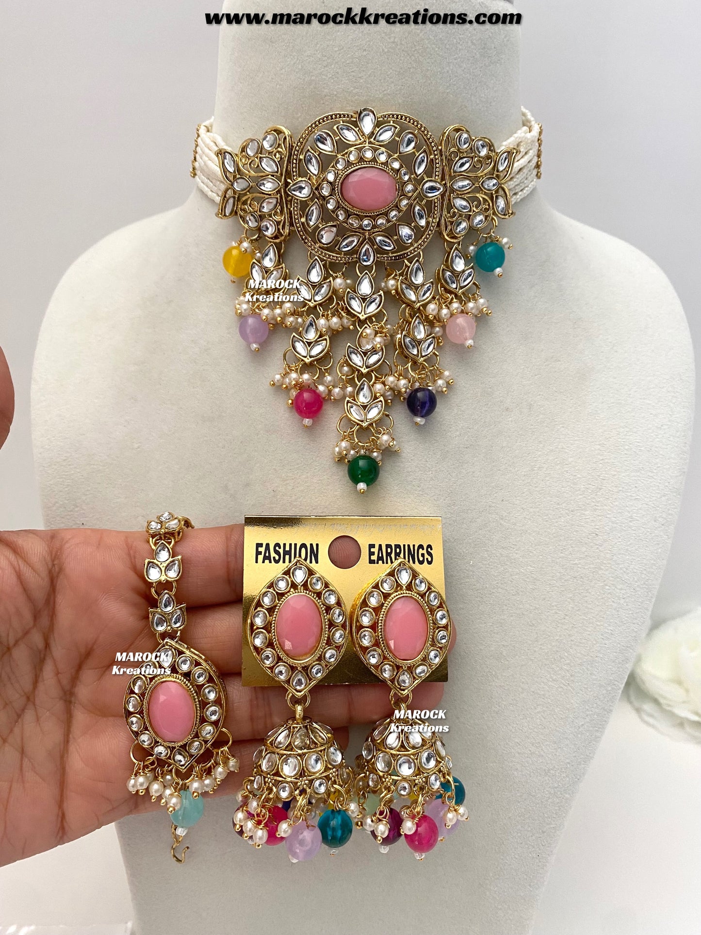 Yasreen Kundan Choker set