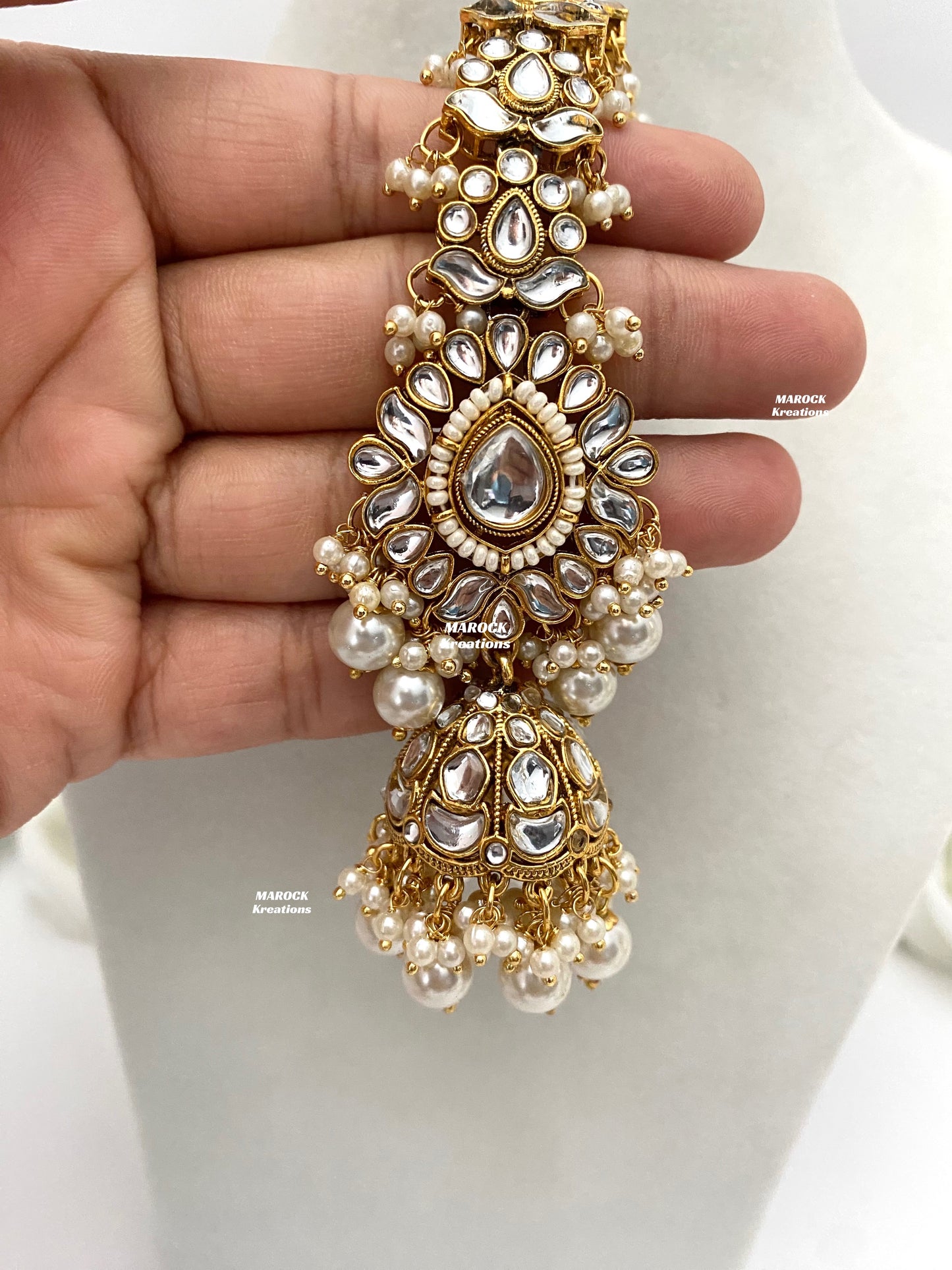 Bhavika Premium Quality Kundan choker/Necklace set