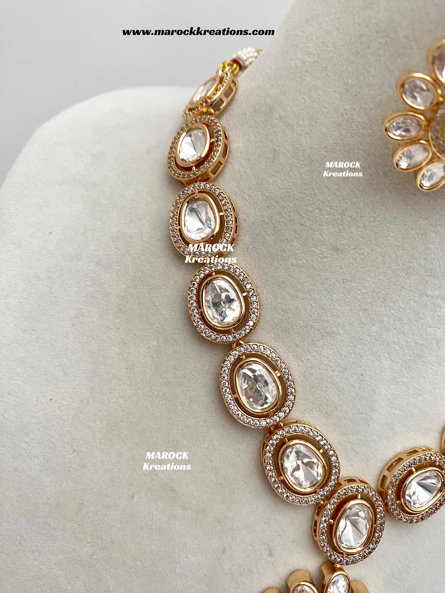 Mariam Tyani inspired Premium Quality Kundan Necklace set