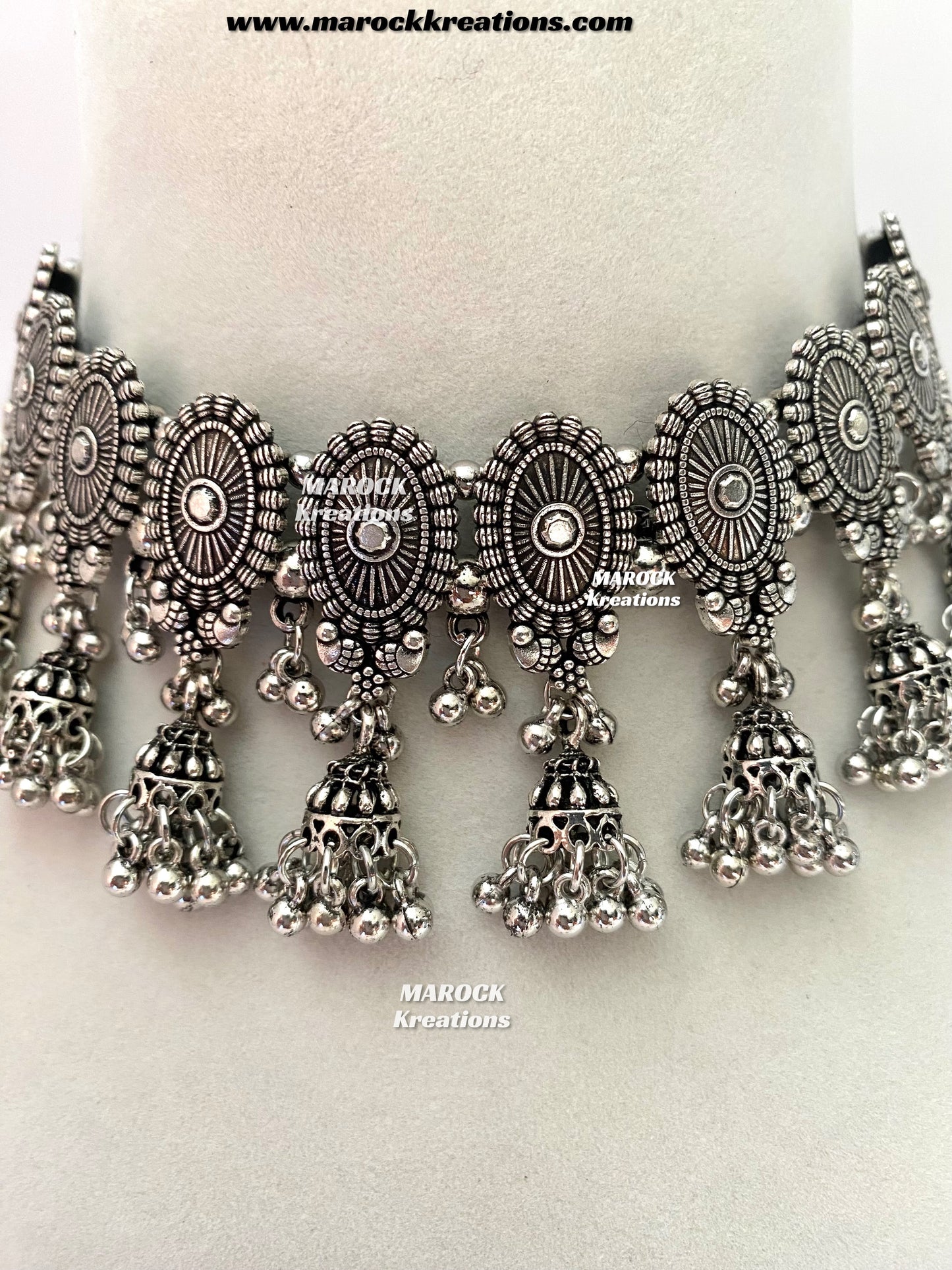 Oxidized Choker set