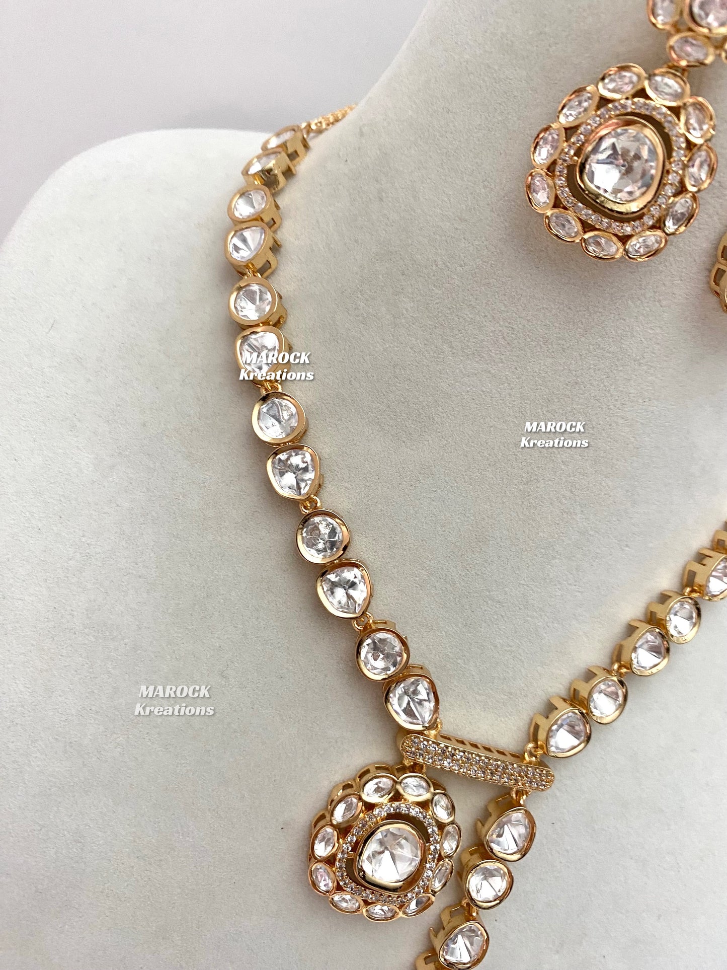 Abida Tyani inspired Premium Quality Kundan Necklace set