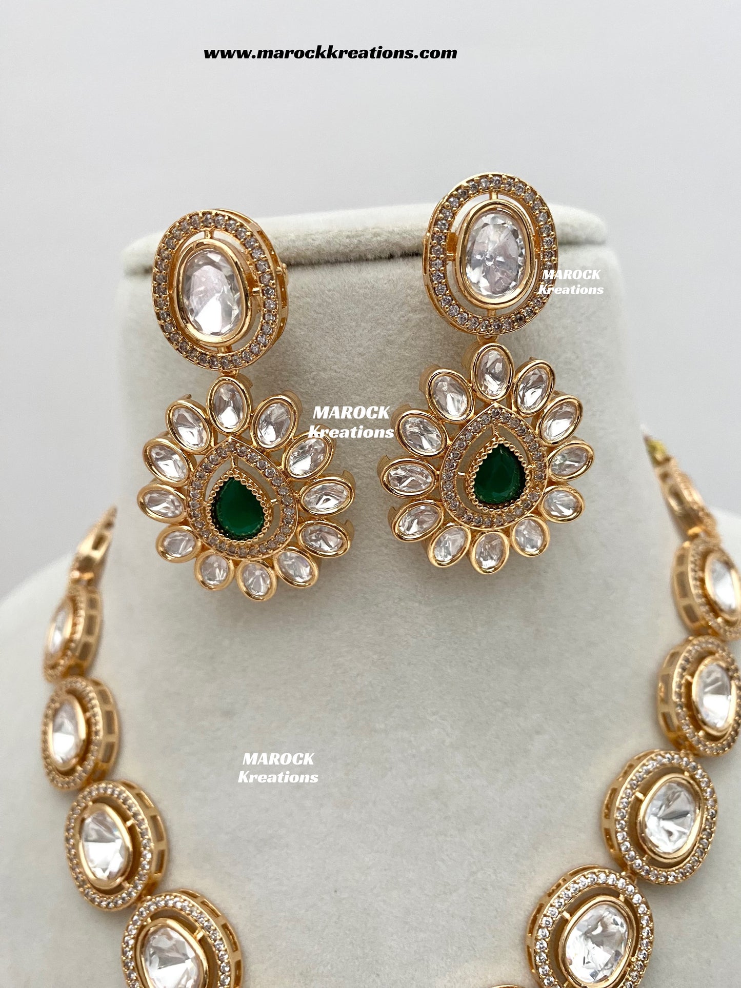Mariam Tyani inspired Premium Quality Kundan Necklace set