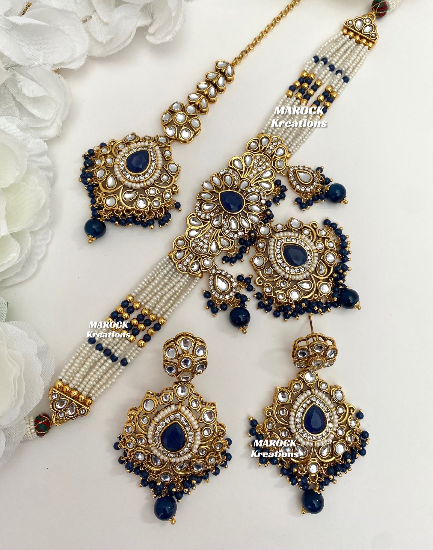 Mahima Premium Quality Kundan Choker set