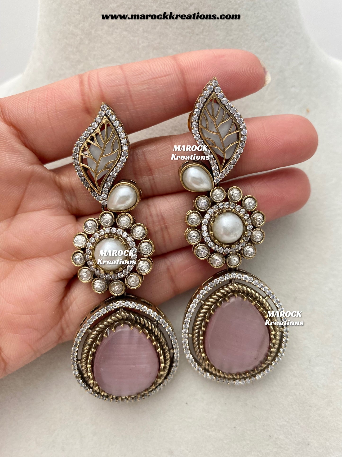 Angela Sabyasachi inspired Premium Quality Moissanite Kundan Necklace set