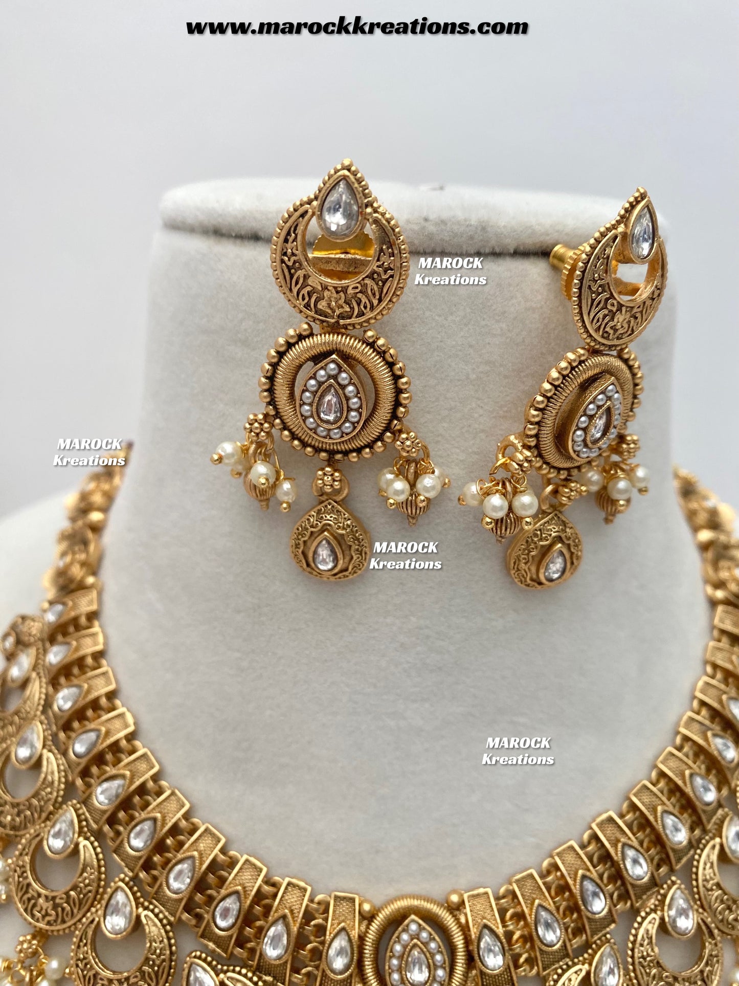 Swapna Gold Plated Necklace set