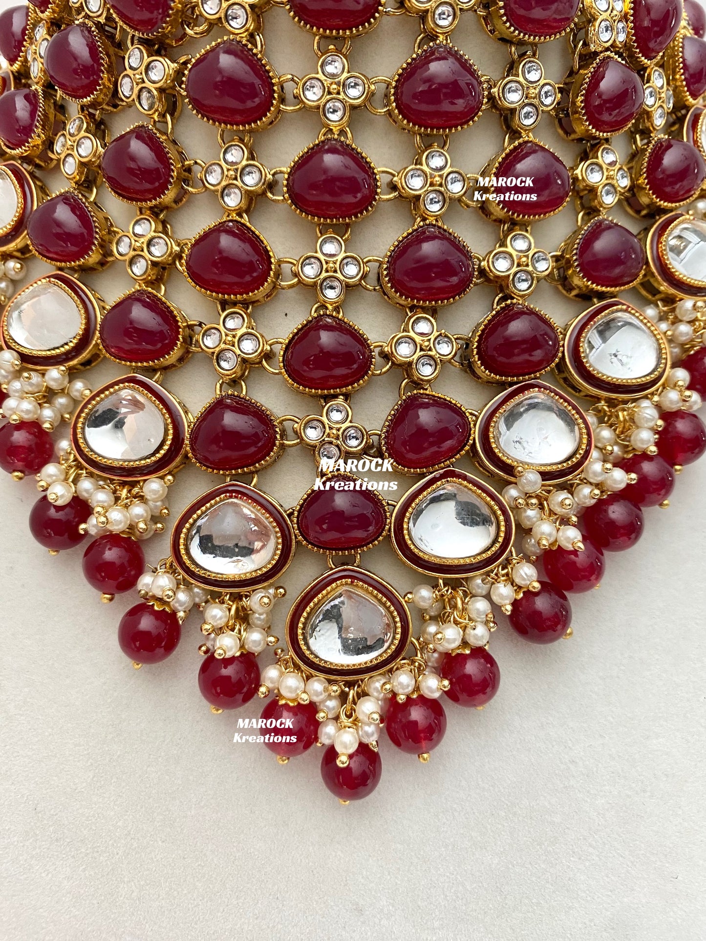 Connie Premium Quality Statement Kundan Necklace/Bridal set