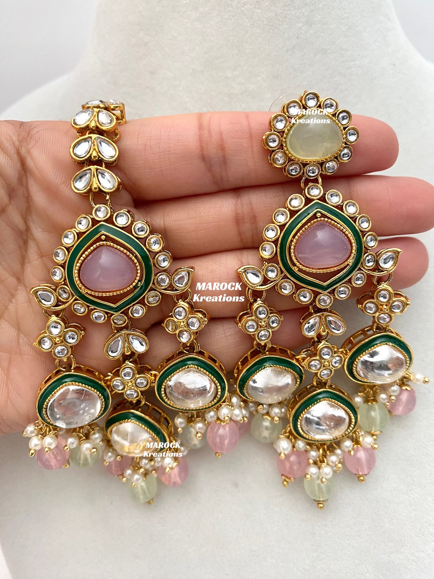 Connie Premium Quality Statement Kundan Necklace/Bridal set