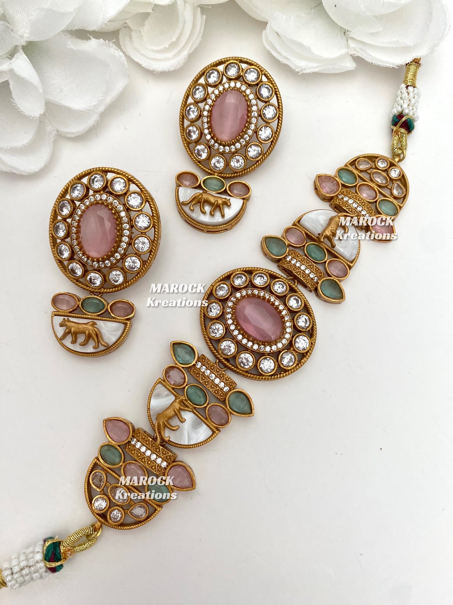 Marina Sabyasachi inspired Kundan Statement choker set
