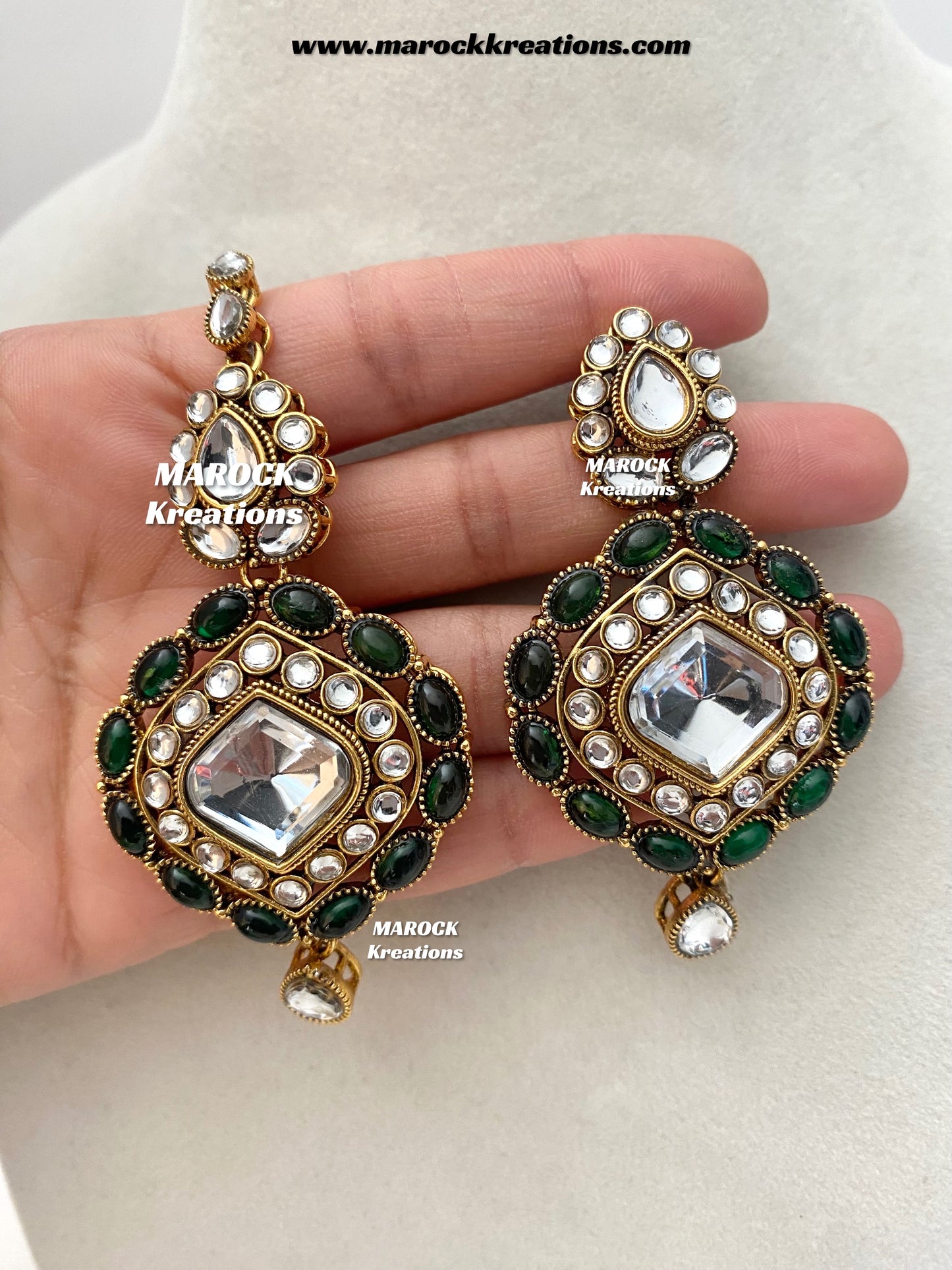 Roksana Sabyasachi inspired Premium Quality Kundan Statement Necklace set
