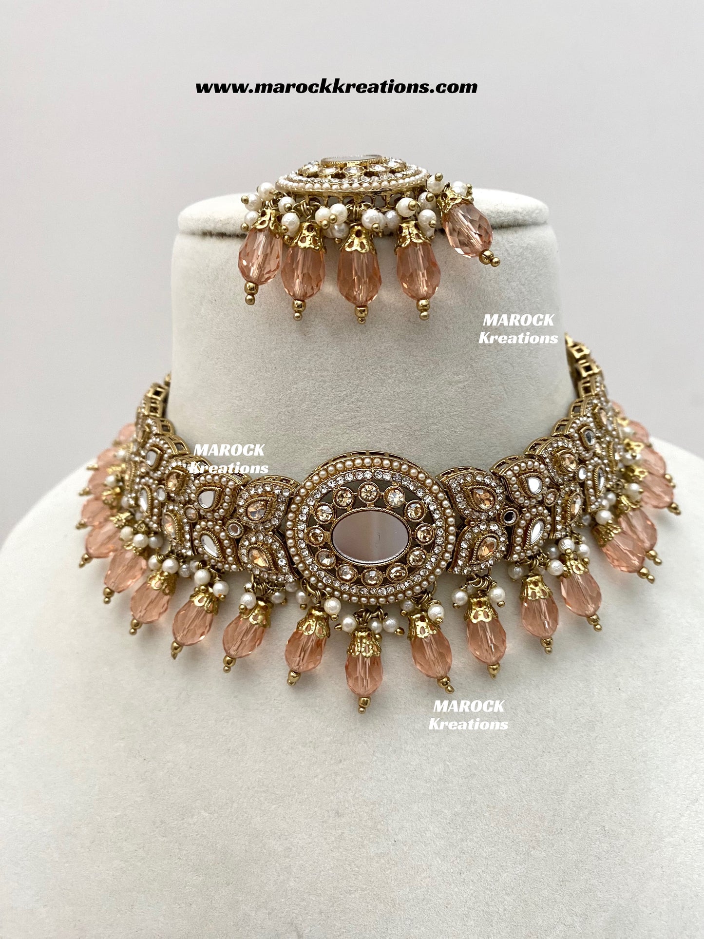Resmin Premium Quality Mirror Choker set