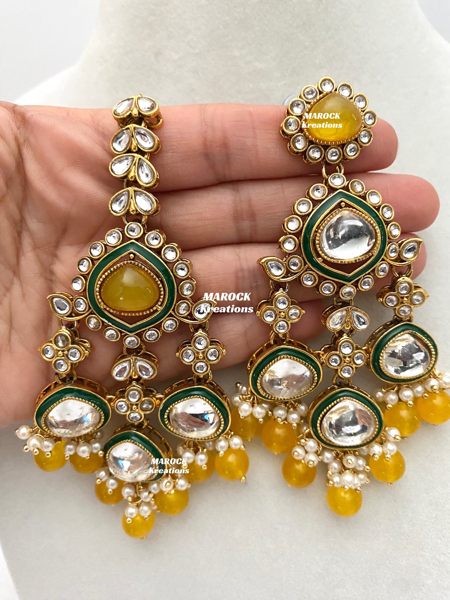 Connie Premium Quality Statement Kundan Necklace/Bridal set