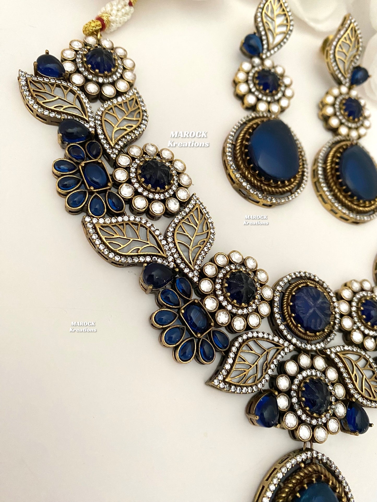 Angela Sabyasachi inspired Premium Quality Moissanite Kundan Necklace set