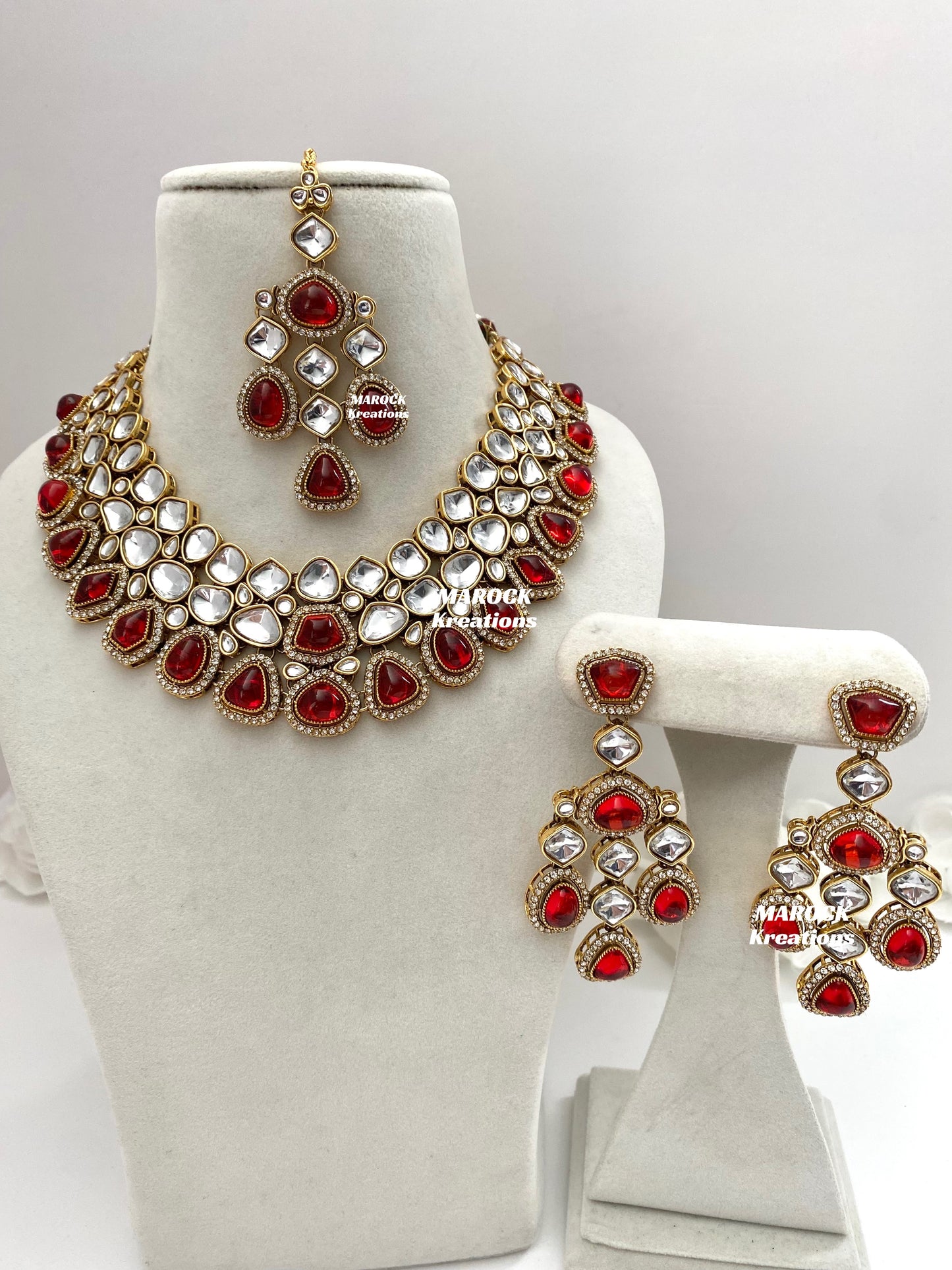 Patriza Sabyasachi inspired Premium Quality Kundan Statement Necklace set
