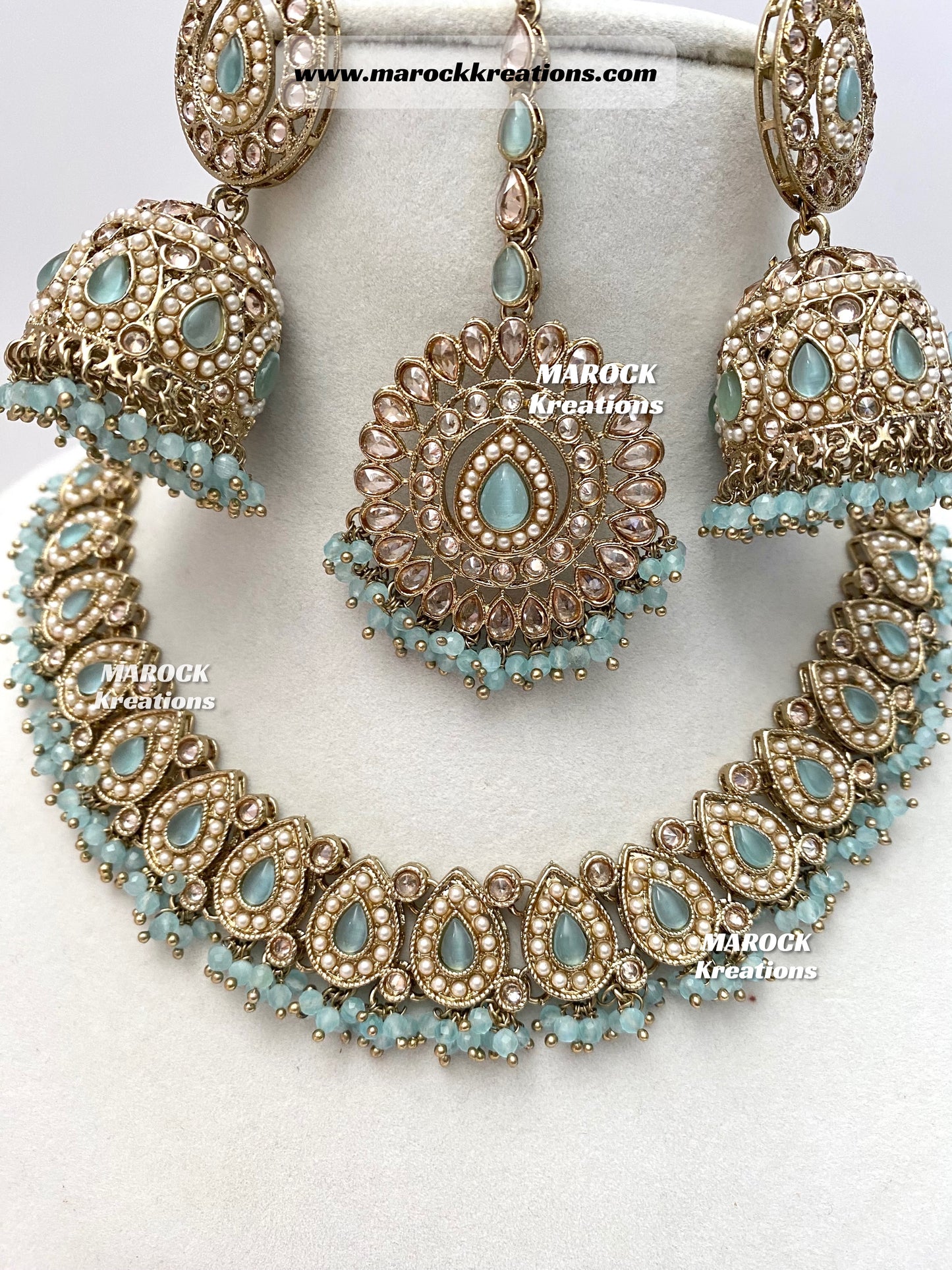 Tina Antique Polki Necklace set