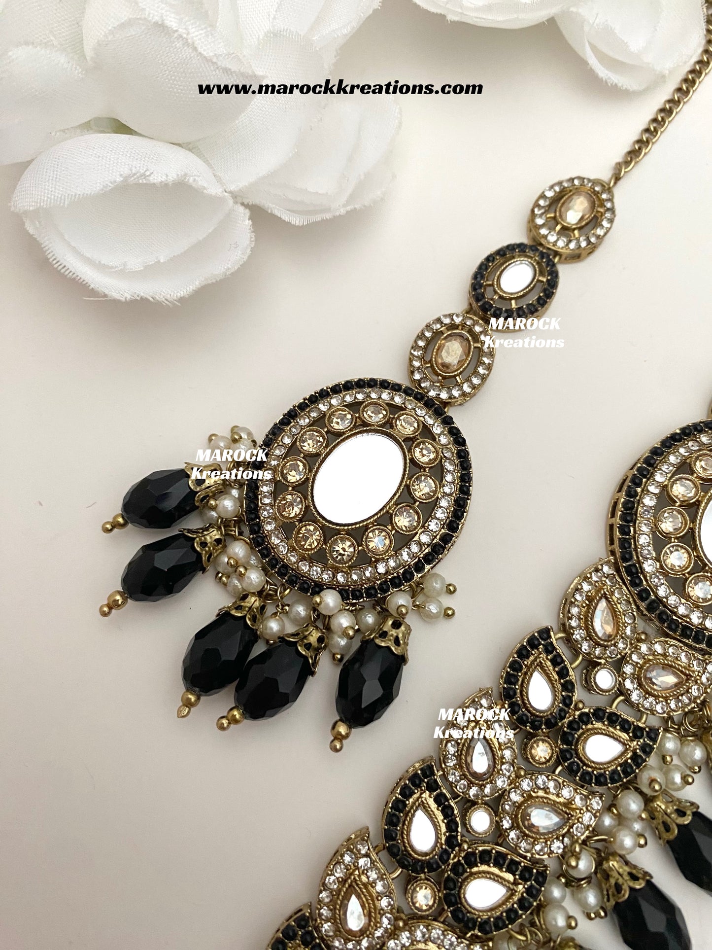 Resmin Premium Quality Mirror Choker set