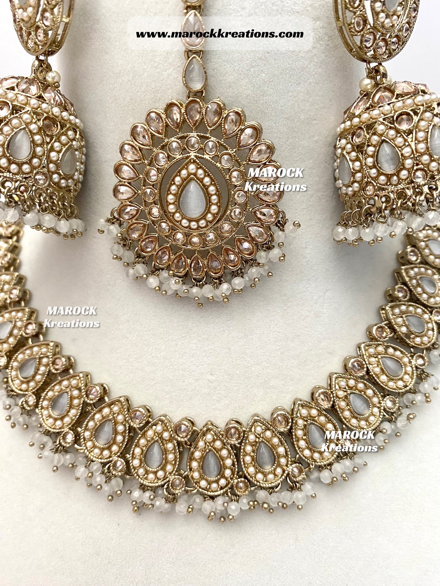 Tina Antique Polki Necklace set