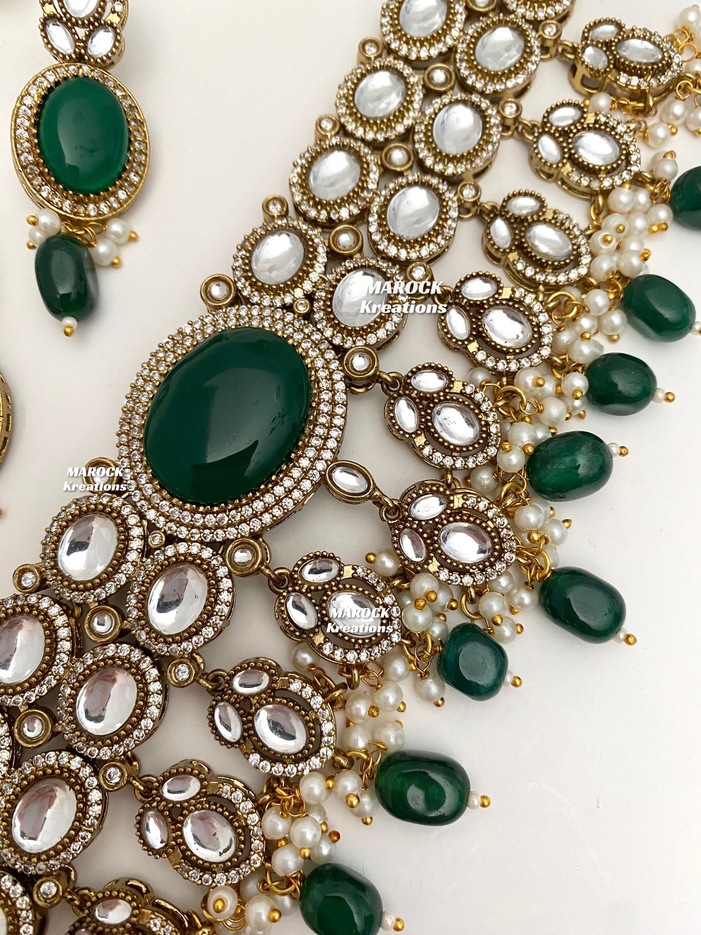 Danica Sabyasachi inspired Premium Quality Moissanite Kundan Statement Choker set