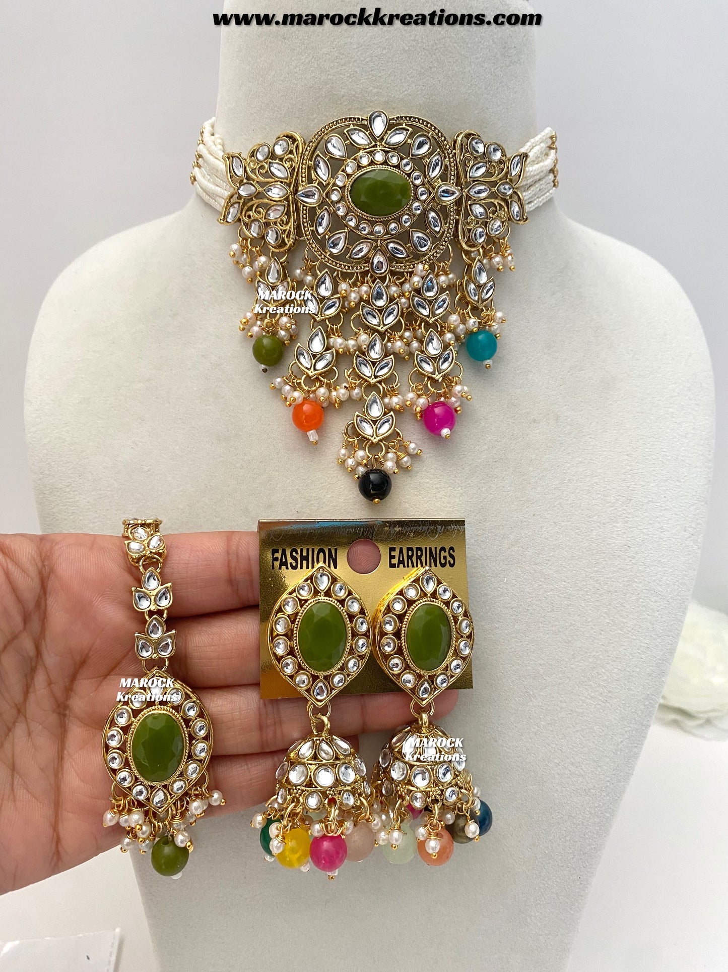 Yasreen Kundan Choker set