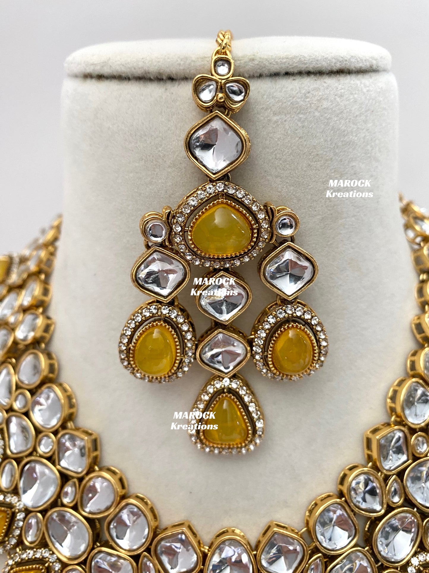 Patriza Sabyasachi inspired Premium Quality Kundan Statement Necklace set
