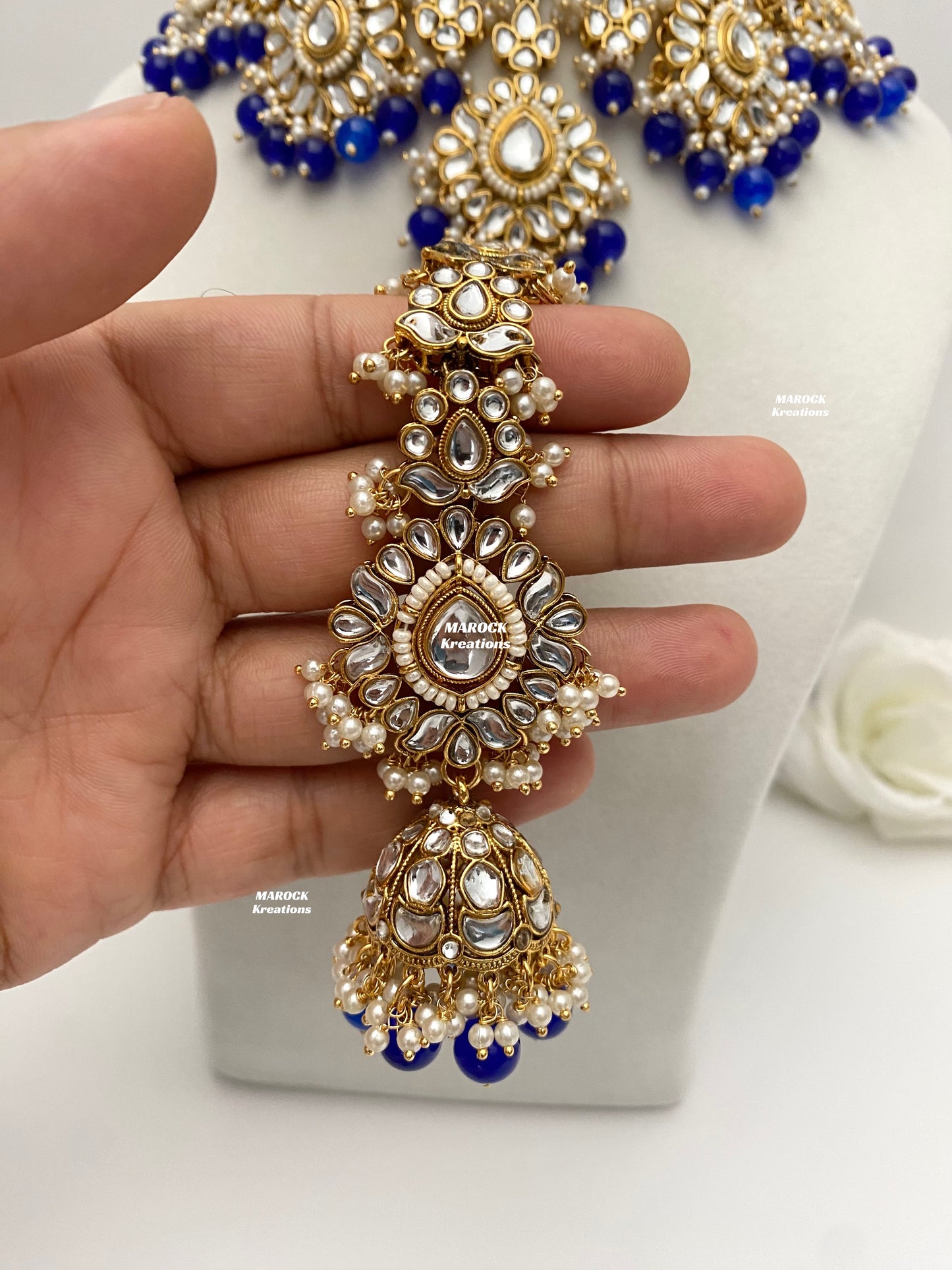 Bhavika Premium Quality Kundan choker/Necklace set