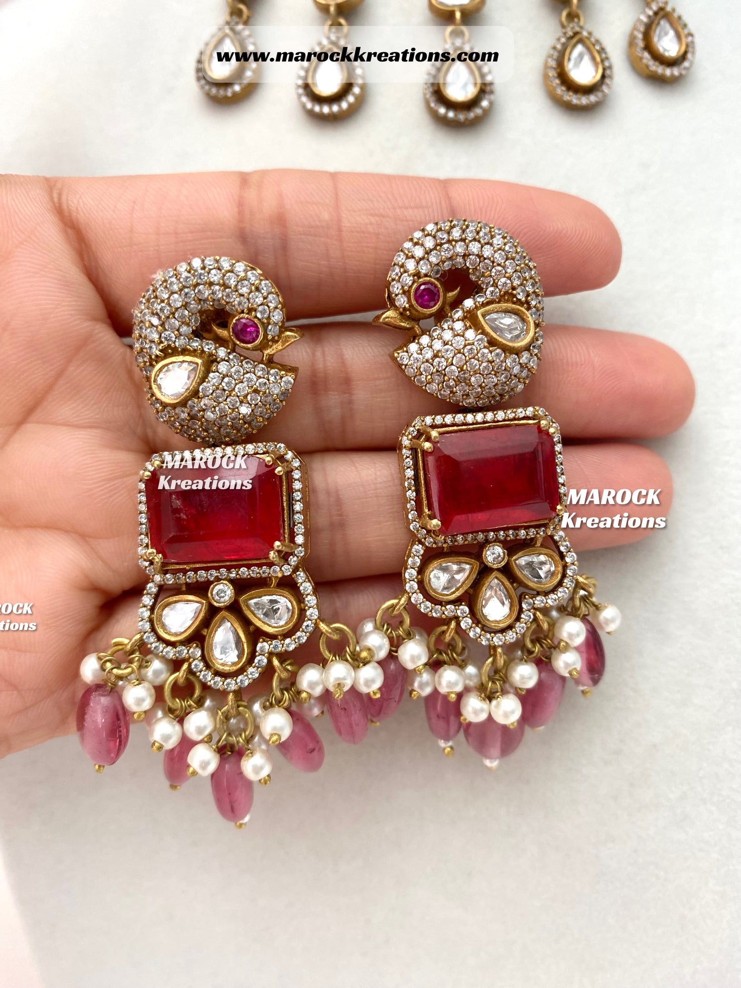Premium Quality Tyani inspired Kundan gold plated statement choker set