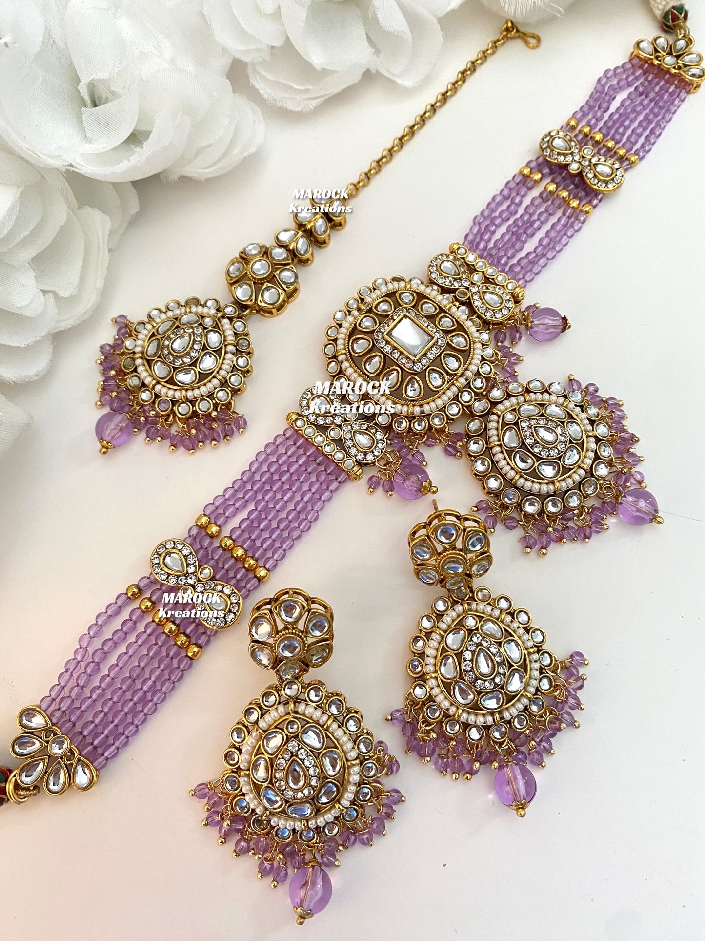 Simona Premium Quality Kundan Choker set