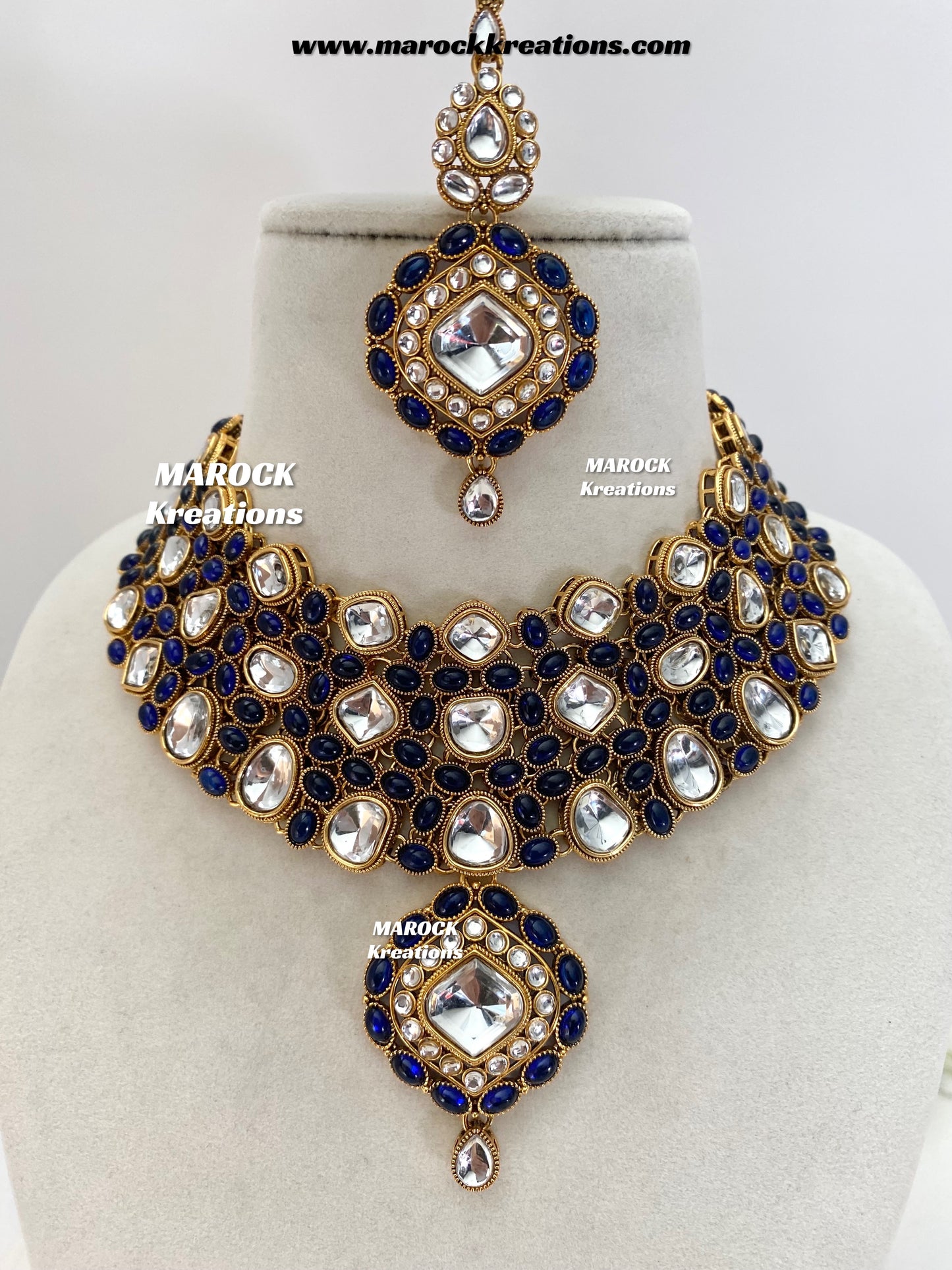 Roksana Sabyasachi inspired Premium Quality Kundan Statement Necklace set
