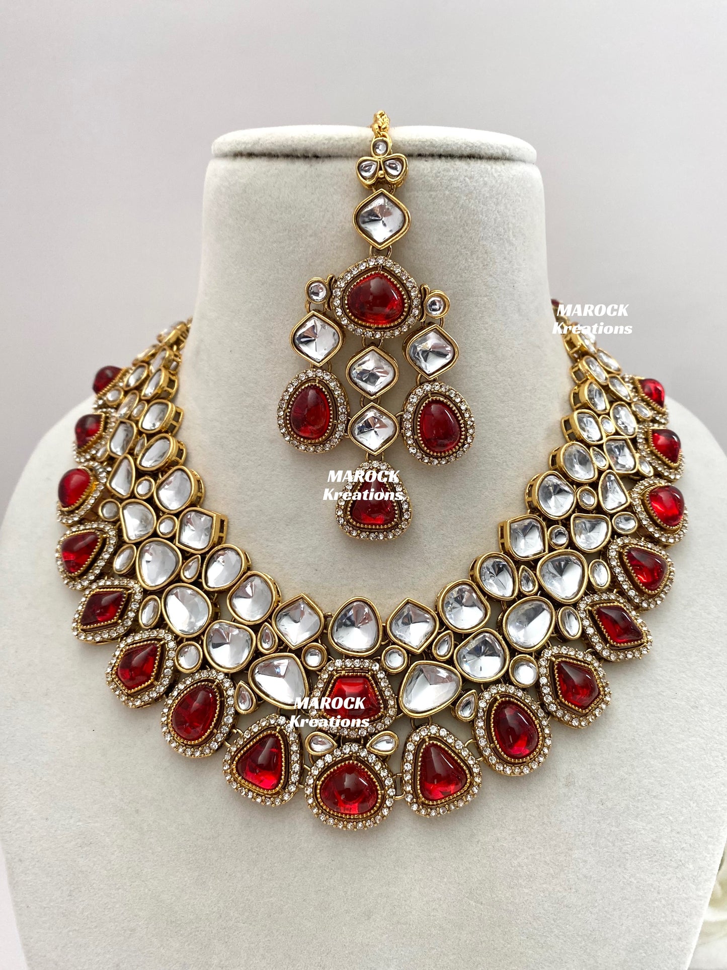 Patriza Sabyasachi inspired Premium Quality Kundan Statement Necklace set