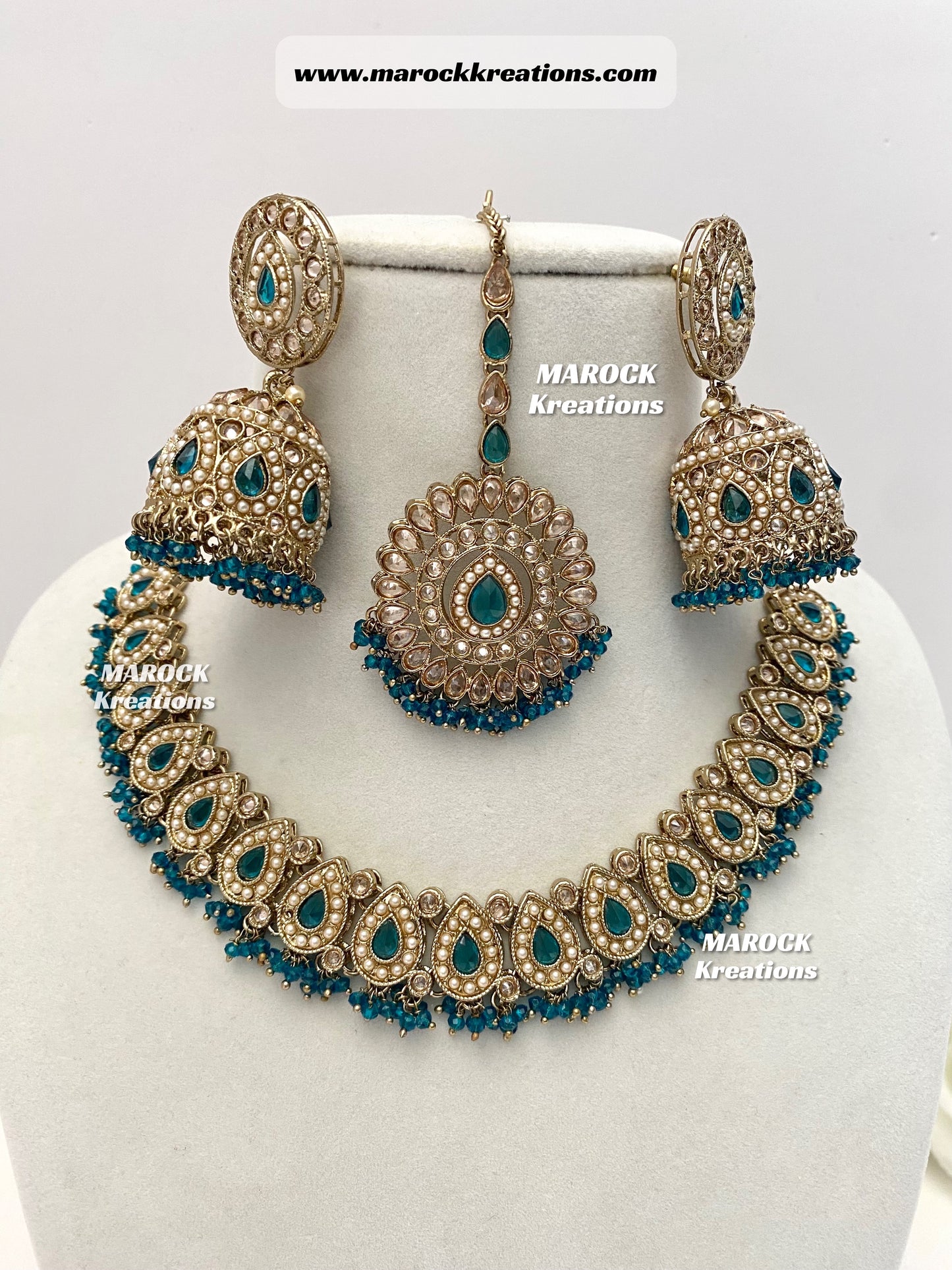 Tina Antique Polki Necklace set