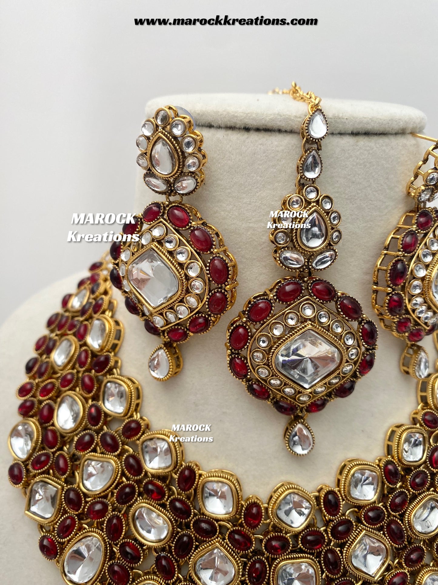 Roksana Sabyasachi inspired Premium Quality Kundan Statement Necklace set