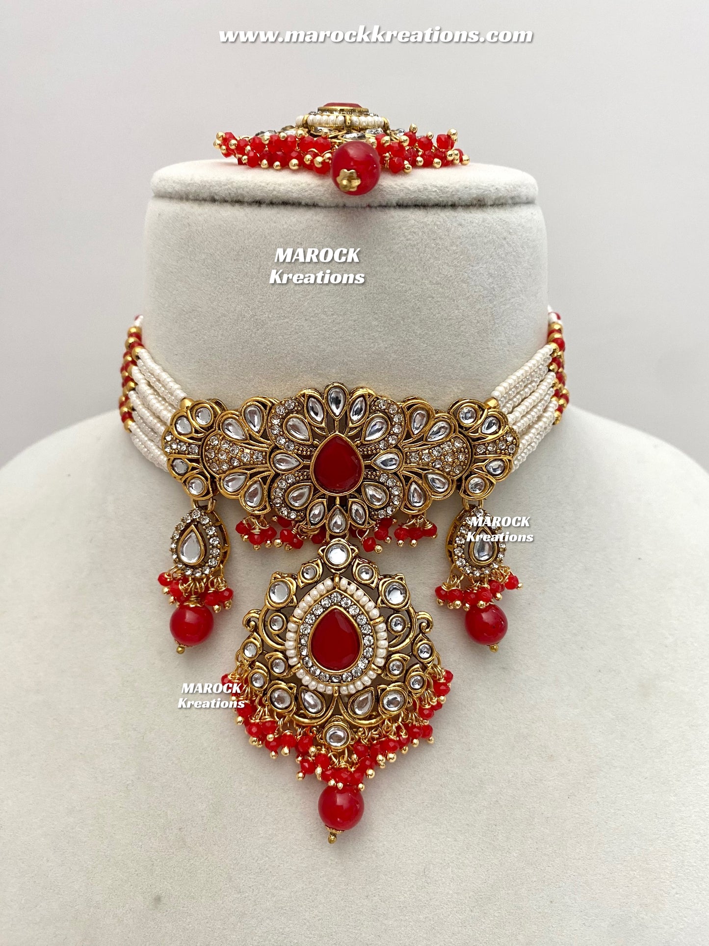 Mahima Premium Quality Kundan Choker set